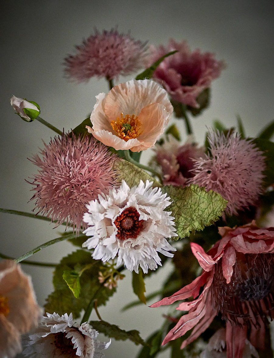Bloomingville - Dust Bouquet - getrocknete blumen - red - 3