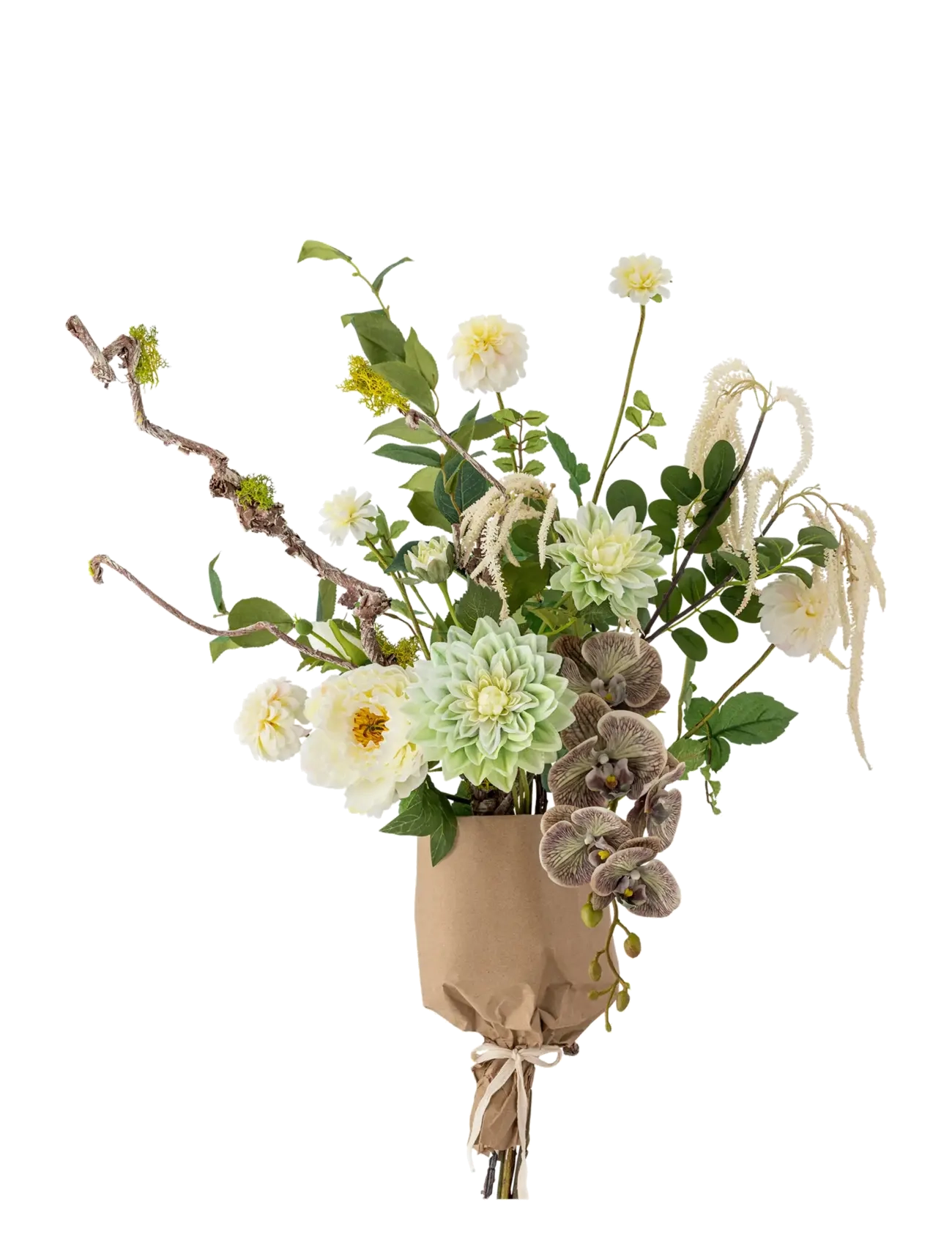Bloomingville Rise Bouquet, Dried & Fake Flowers, Hvid, Str: H109CM