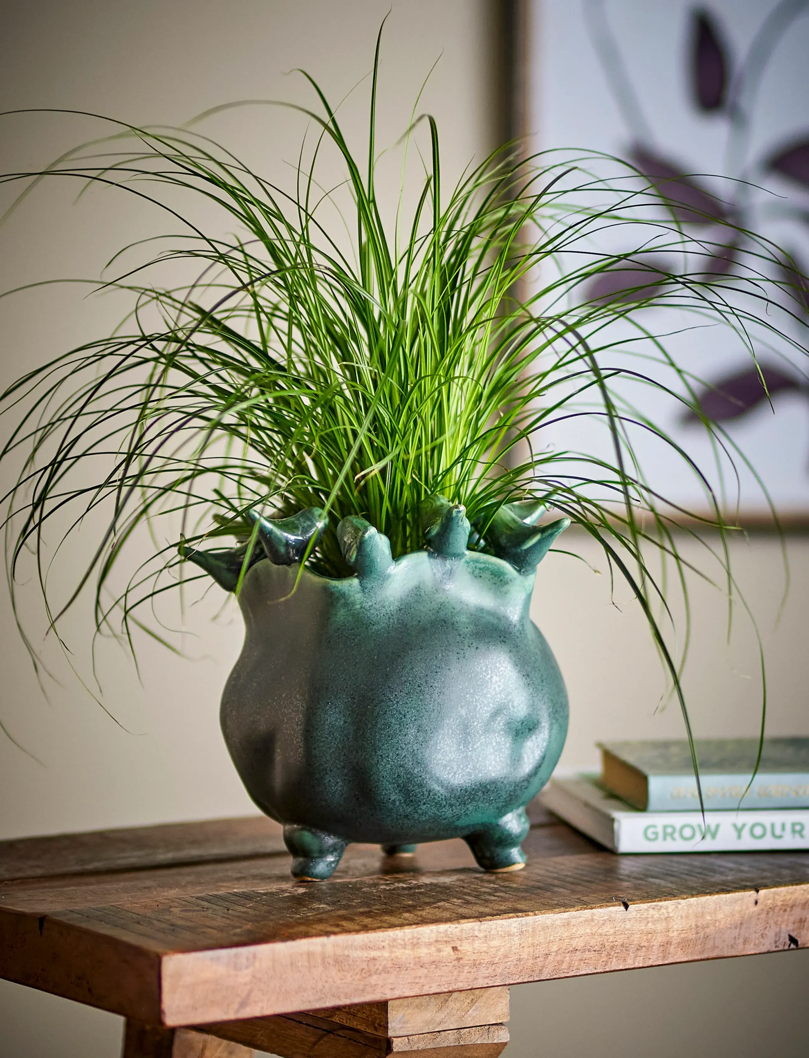 Bloomingville Charlize Flowerpot, Ø 21 cm, Decoration, Grün - Flower Pots, Homeware