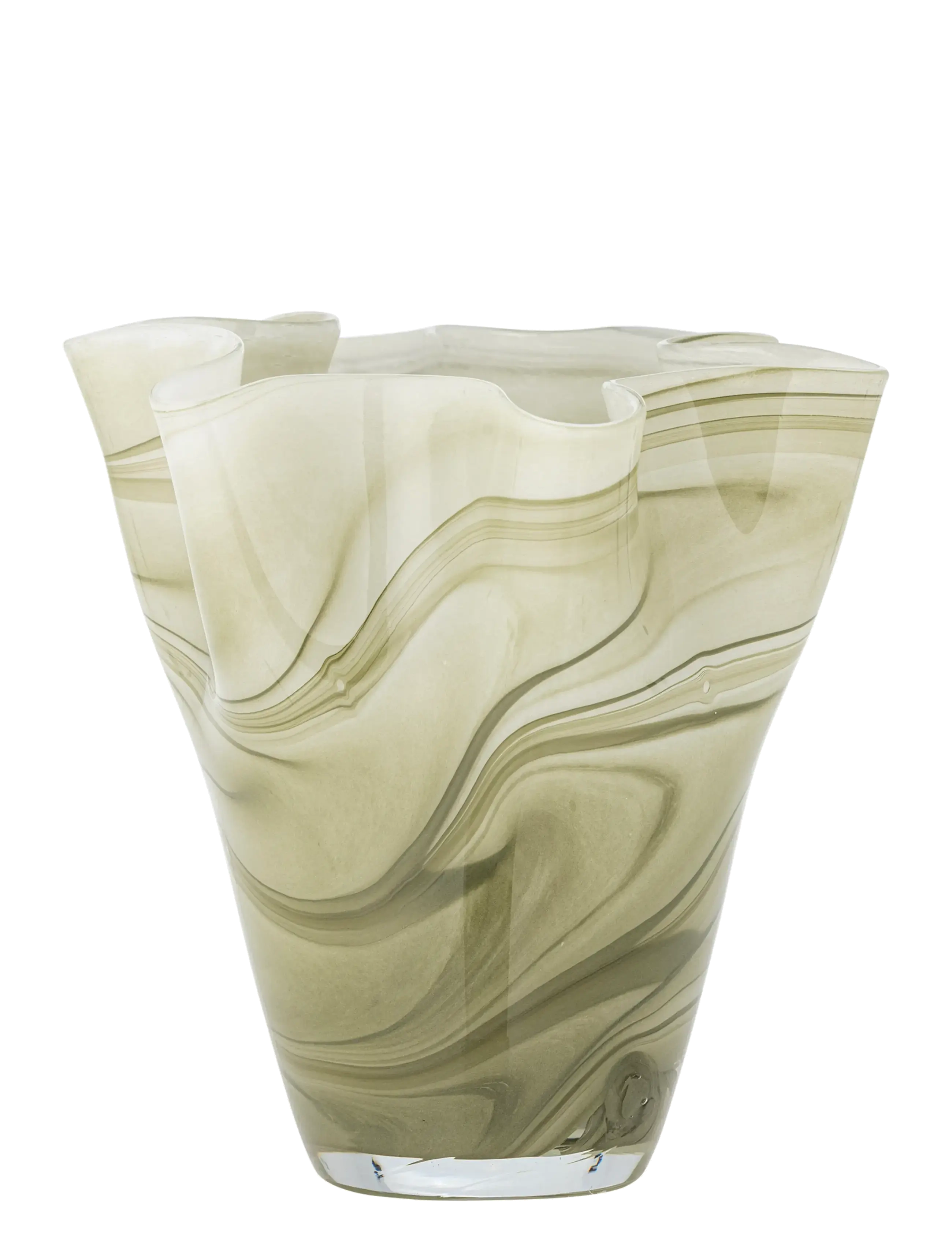 BLOOMINGVILLE Toryn Vase Grün - H24CM - Unisex