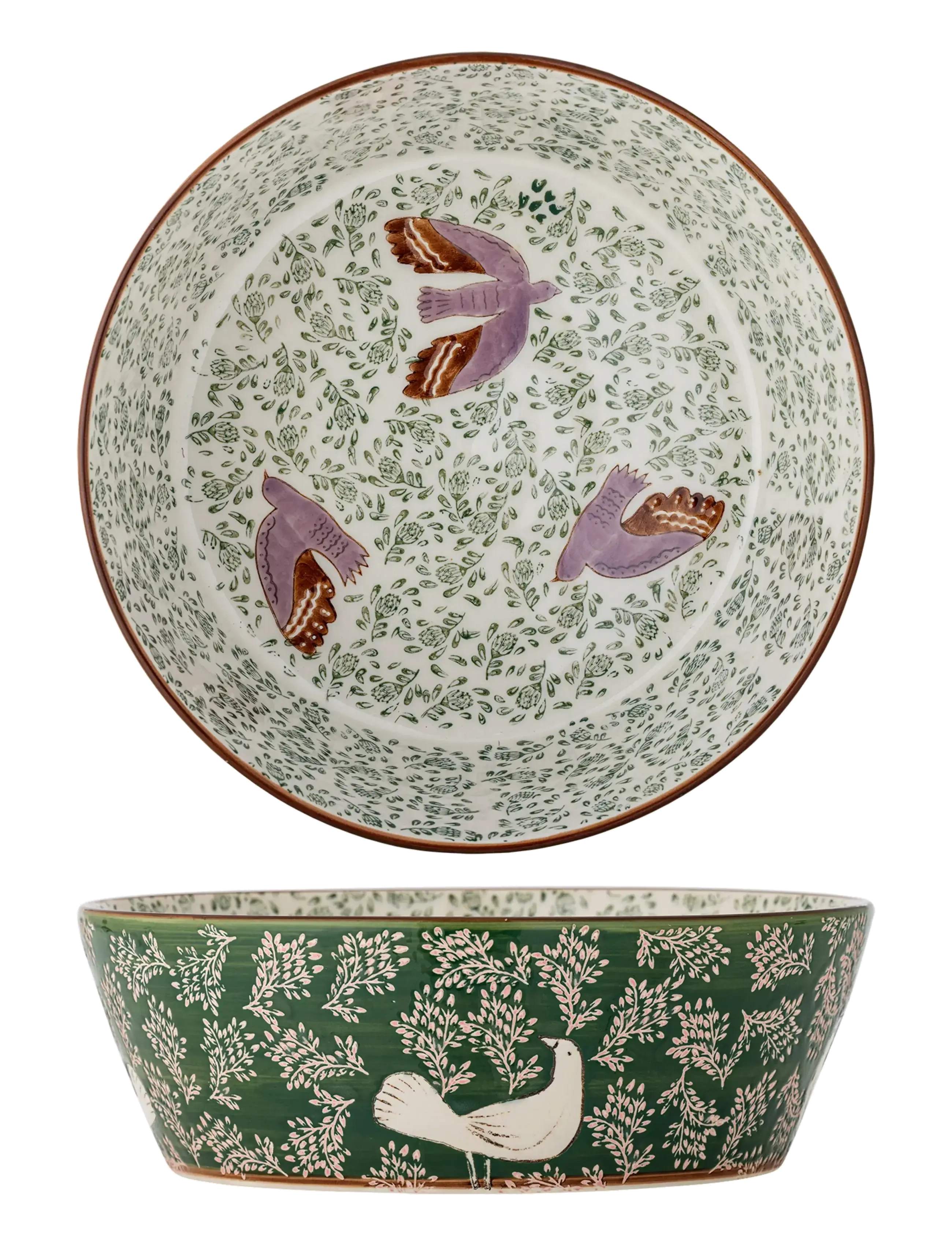 Bloomingville Hezha Bowl - Geschirr - GREEN / green