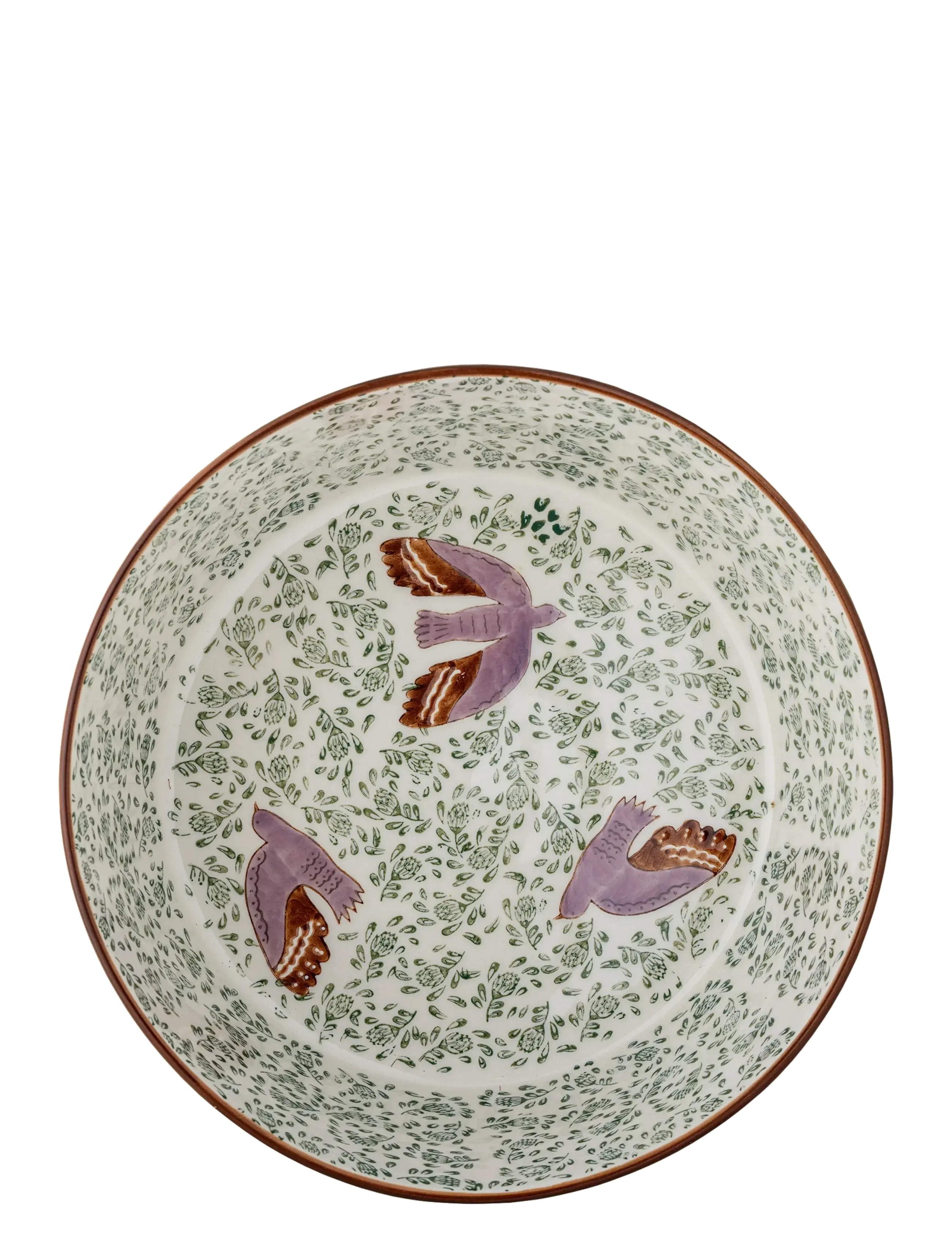 Bloomingville Hezha Bowl, Serving Skål, Grøn, Str: Ø 28 CM