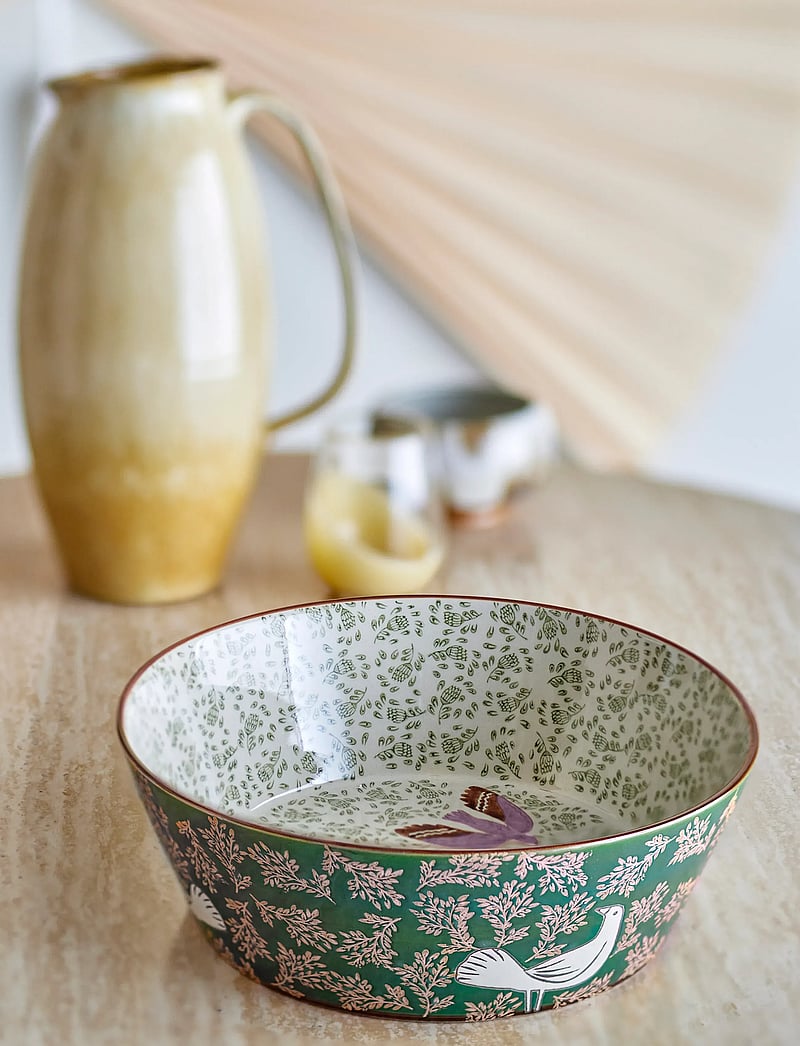 Bloomingville - Hezha Bowl - servierschalen - green - 0
