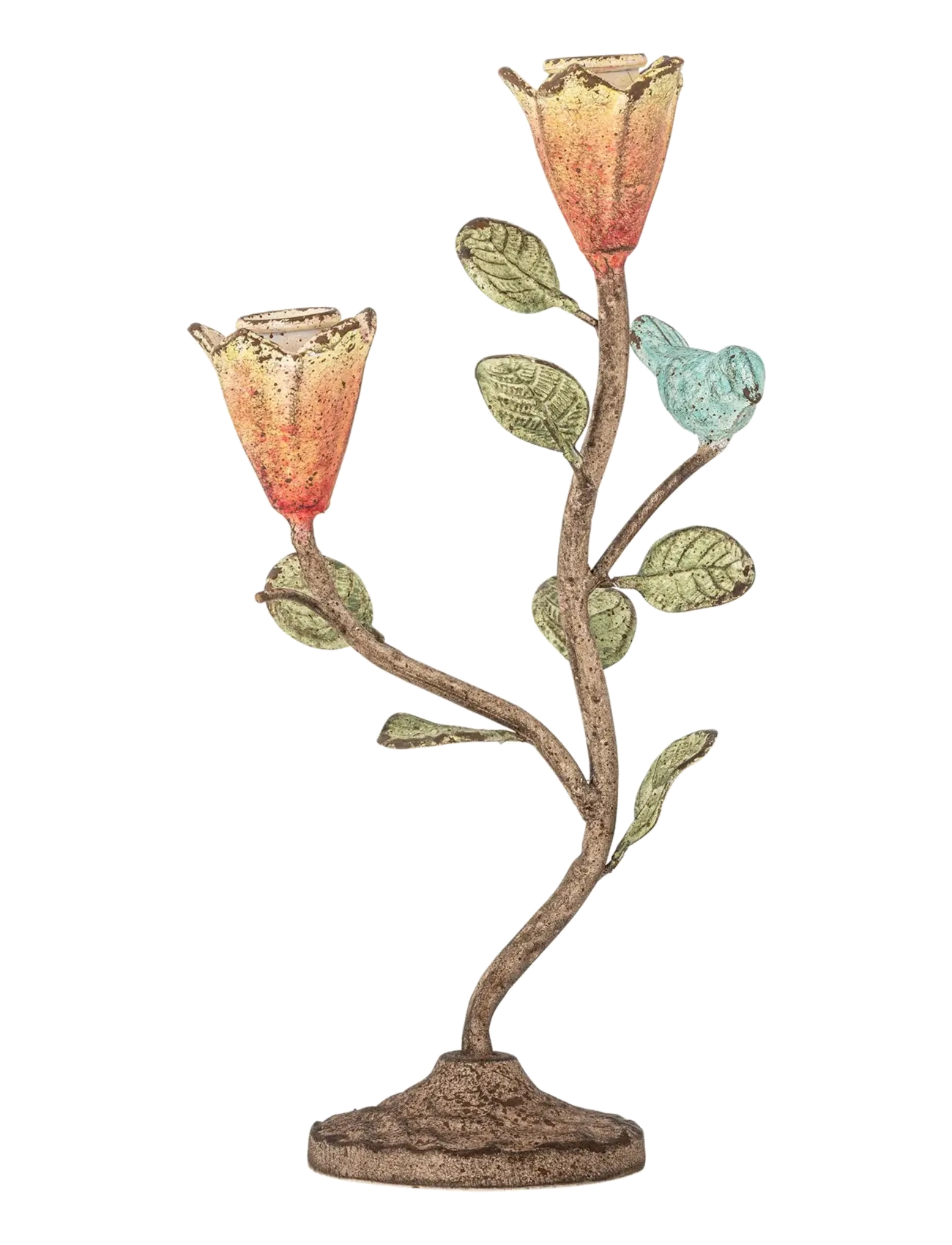 Bloomingville Zaina Candle Holder, Lysestage, Multi/mønstret, Str: H29.5CM