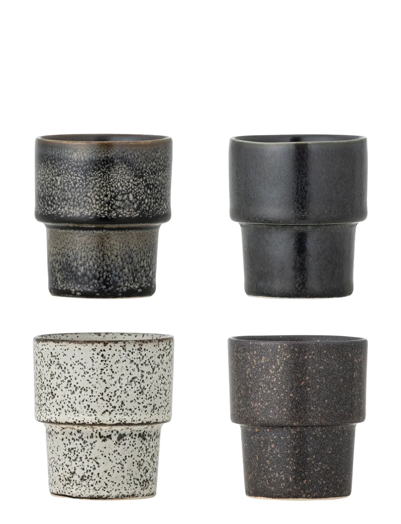 Bloomingville Ewan Espresso Cup - Geschirr - BROWN / grey