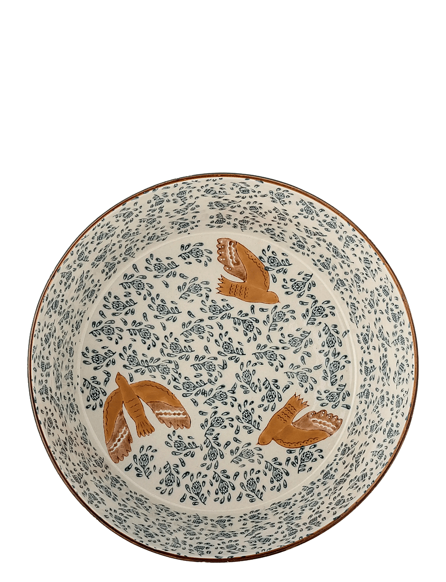 Bloomingville - Hezha Bowl - servierschalen - blue - 2