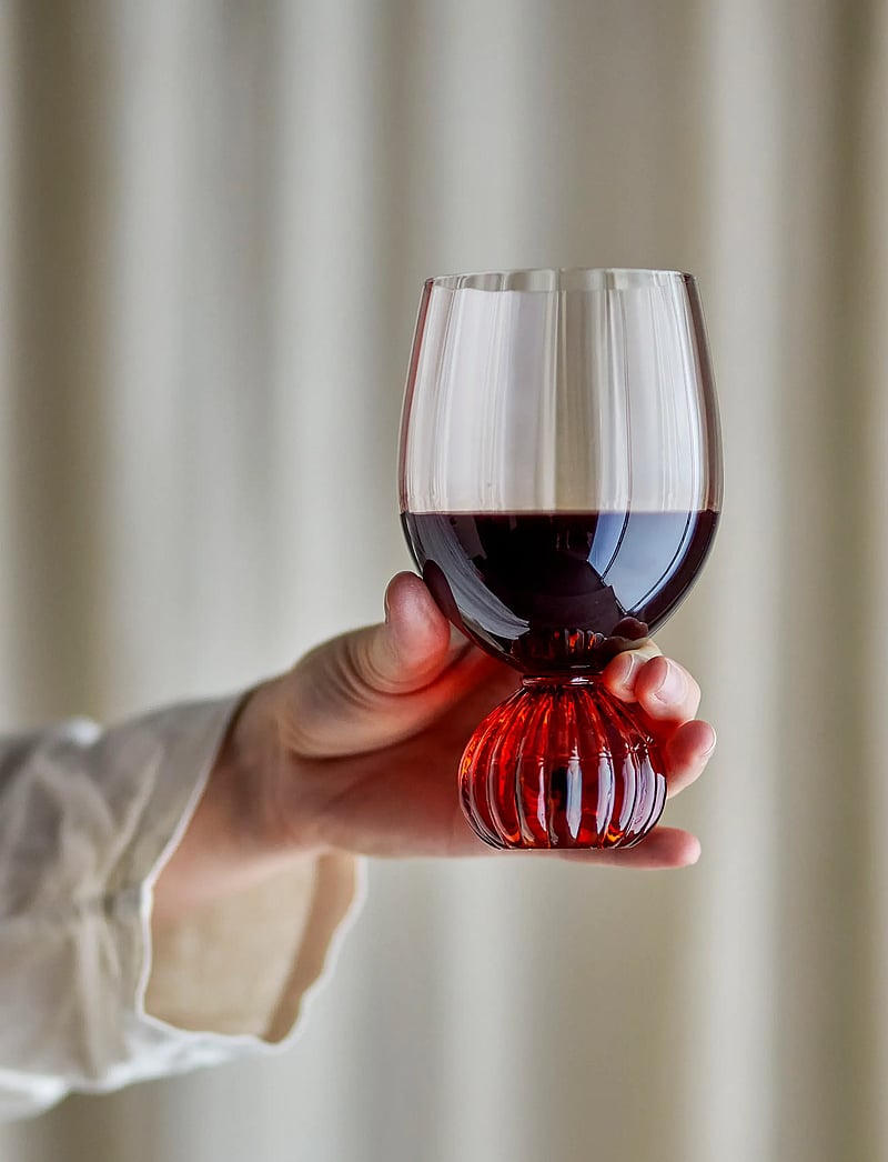 Bloomingville - Taurin Wine Glass - rödvinsglas - pink - 4