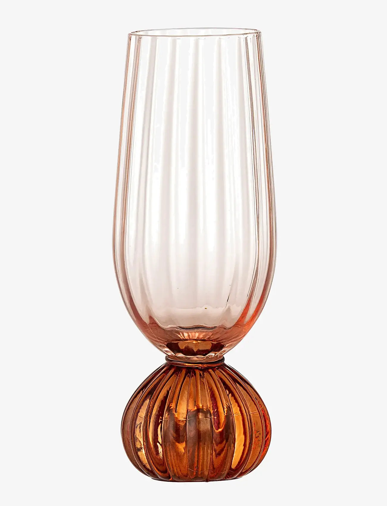 Bloomingville - Taurin Champagne Glass - champagneglas - pink - 1