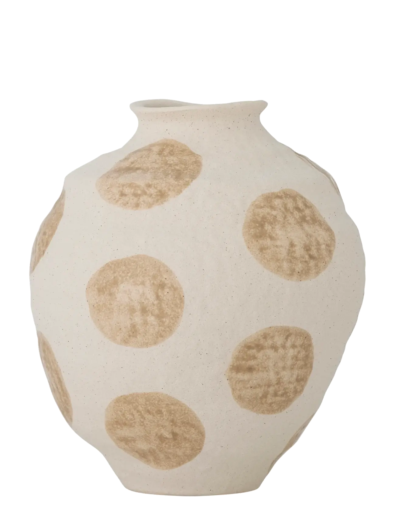 Bloomingville Byron Vase, Vase, Beige, Str: H20.5CM