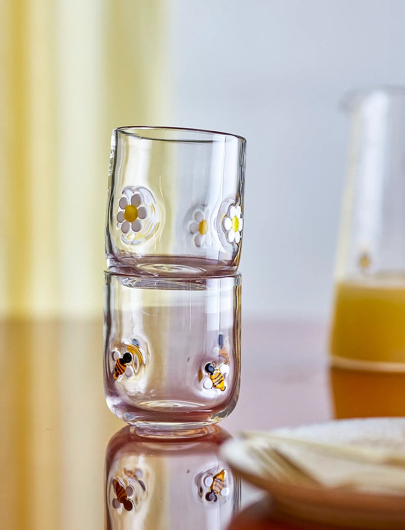 Bloomingville - Buzz Drinking Glass - joogiklaasid - clear - 0