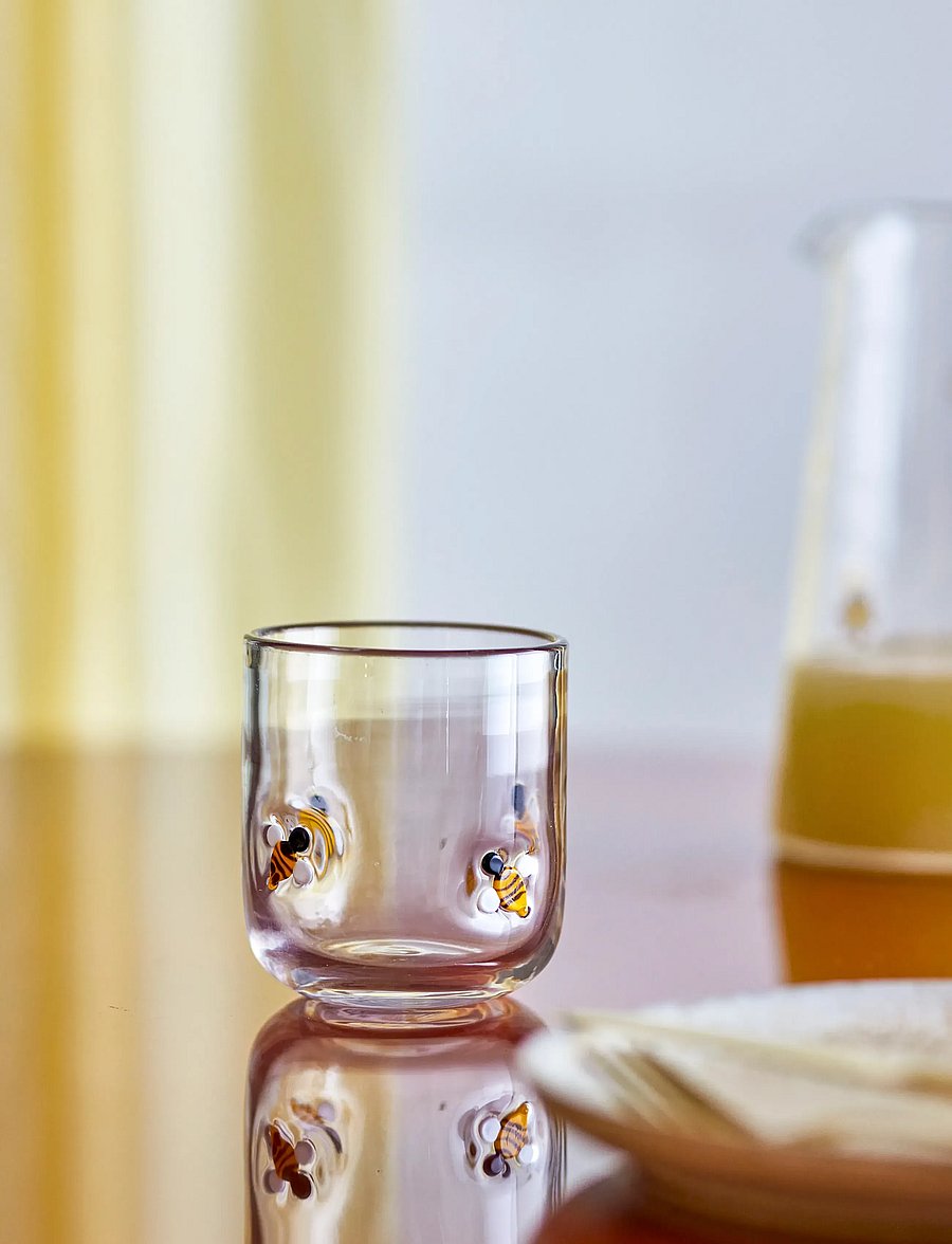 Bloomingville - Buzz Drinking Glass - clear - 2