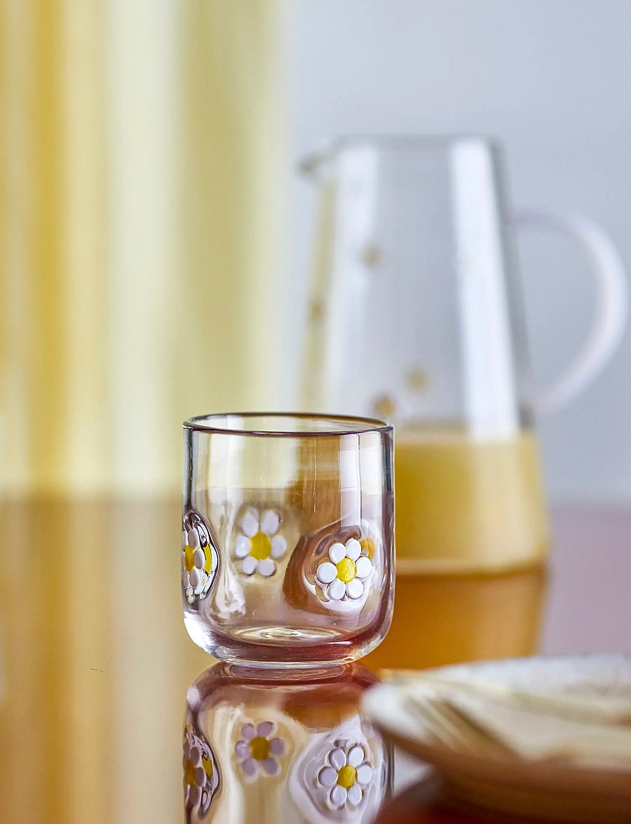 Bloomingville - Buzz Drinking Glass - clear - 4