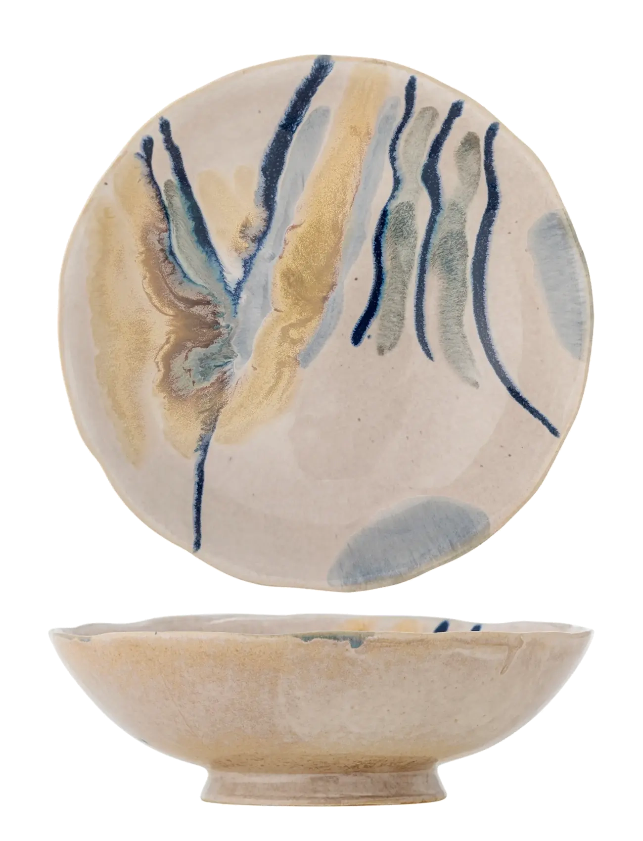 Bloomingville Imogen Bowl - Servering - MULTI-COLOURED / cream