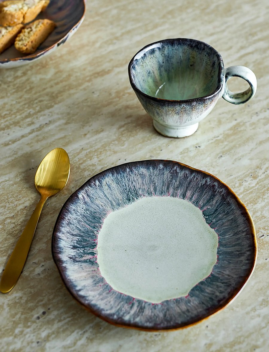 Bloomingville - Imogen Plate - frühstücksteller - multi-coloured - 0