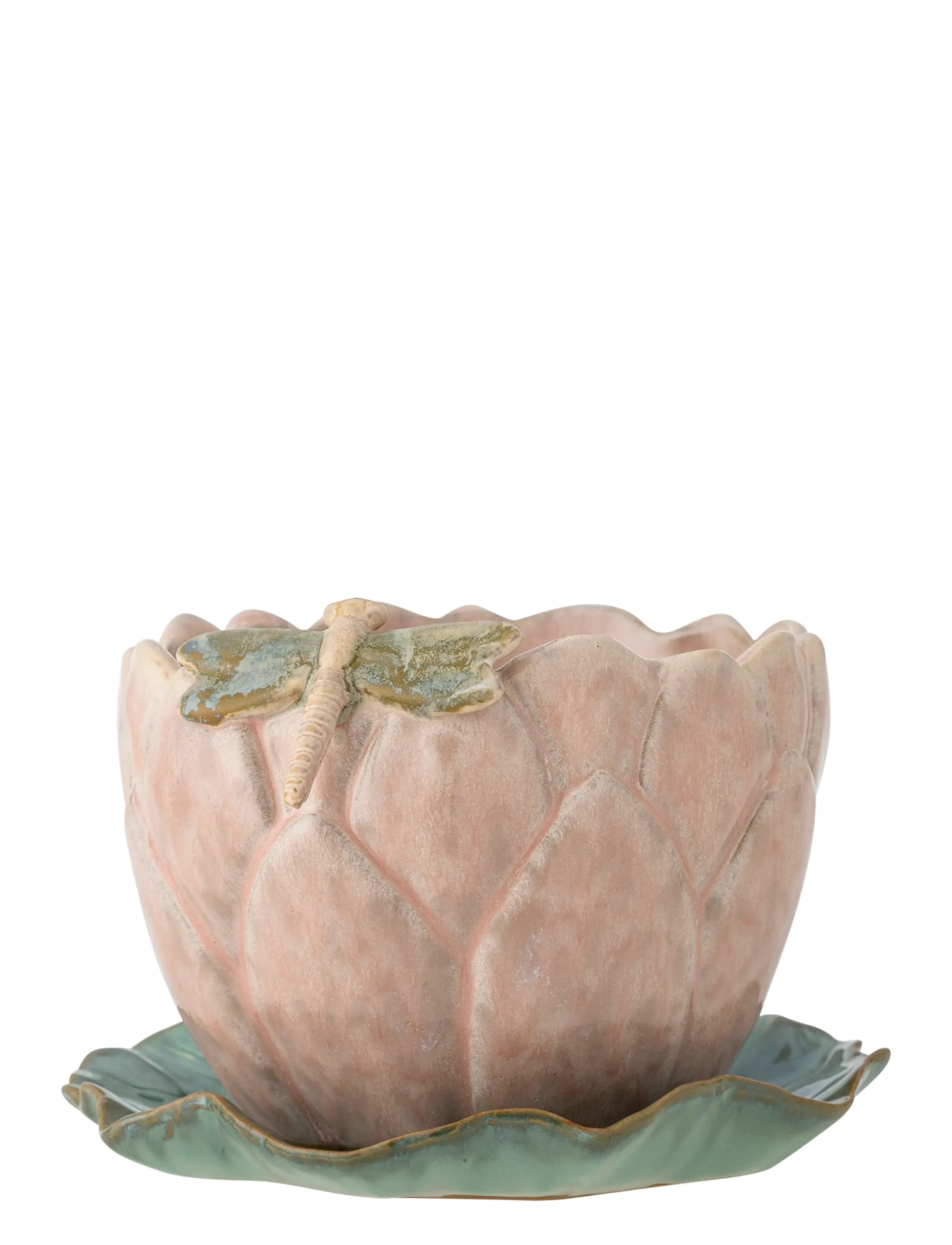 BLOOMINGVILLE Jaylee Flowerpot W/Saucer Pink - Ø 18.5 CM - Unisex