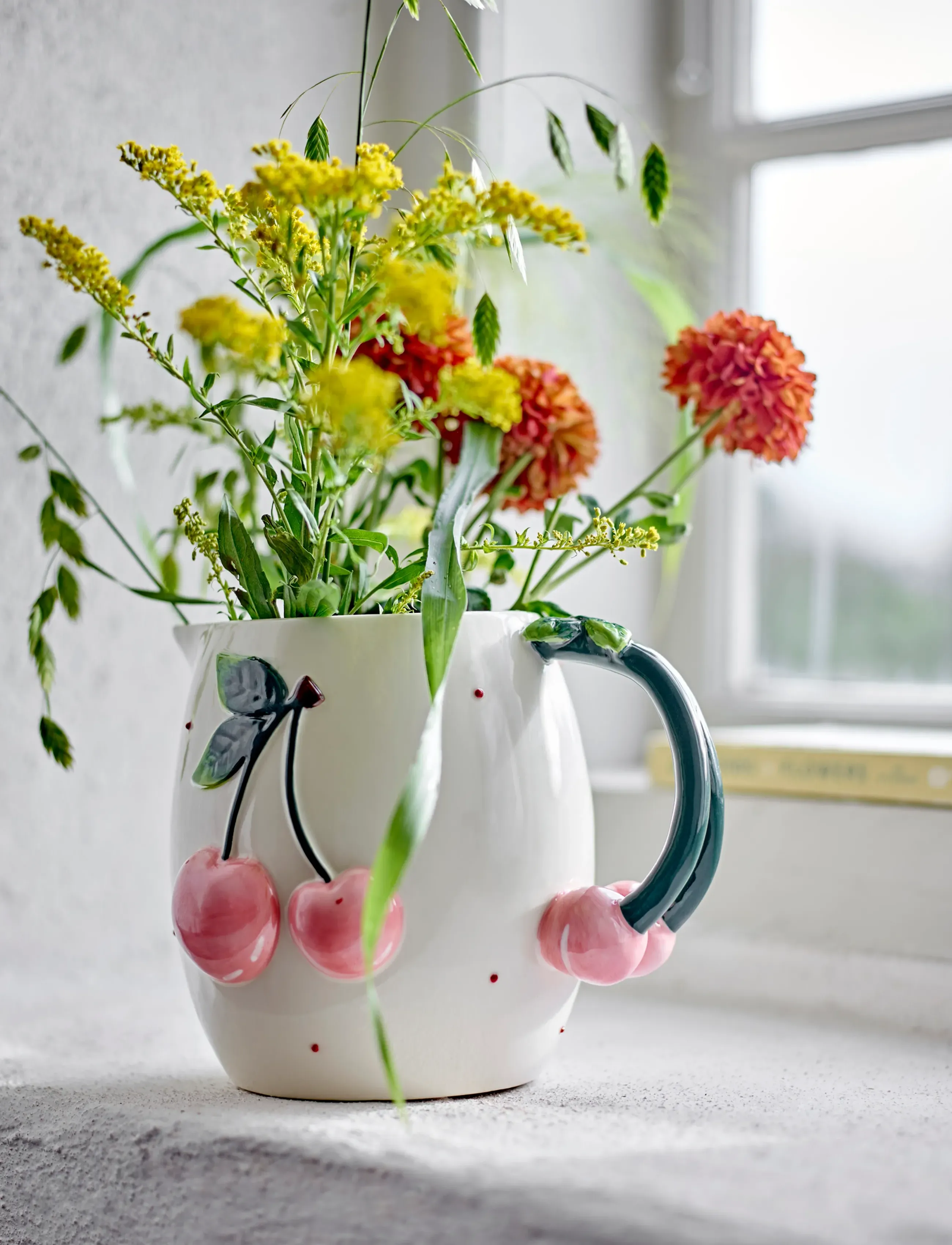 Bloomingville - Berrie Jug - water carafes - pink - 5