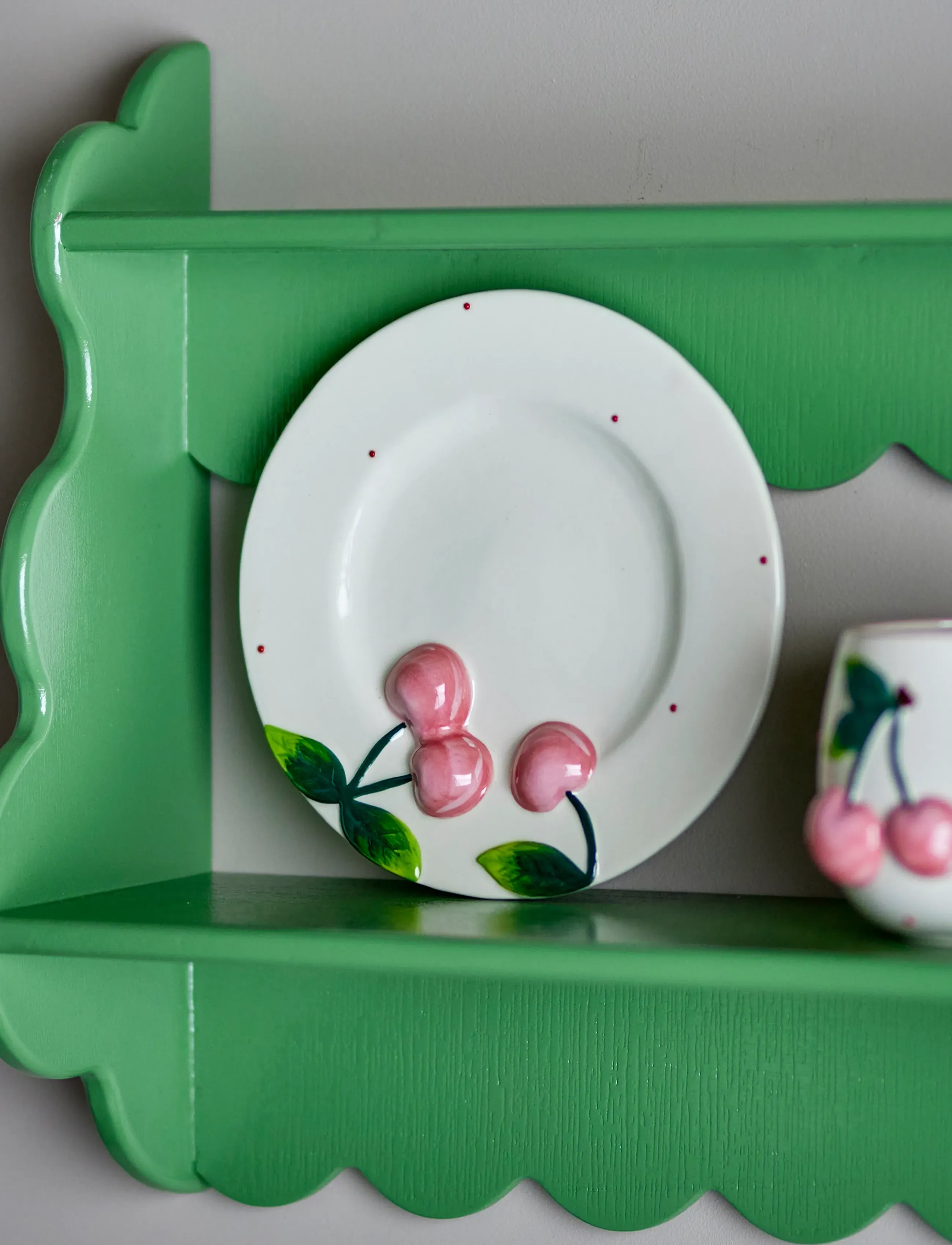 Bloomingville Berrie Plate, Ø 20.5 cm, Plates, Creme - Small Homeware