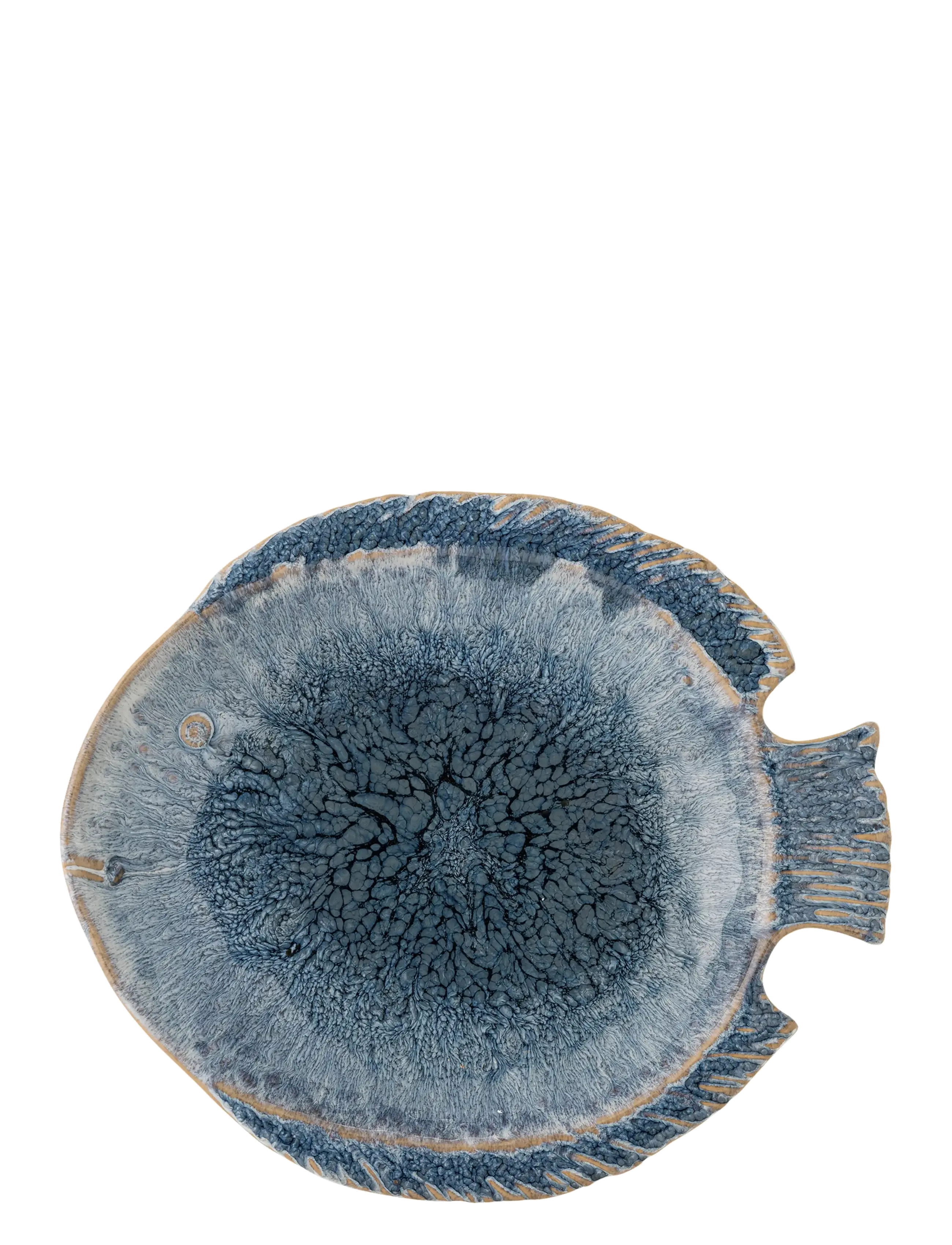 Bloomingville Fae Serving Plate, Serveringsfad, Blå, Str: 35.35X4.5X30.5CM