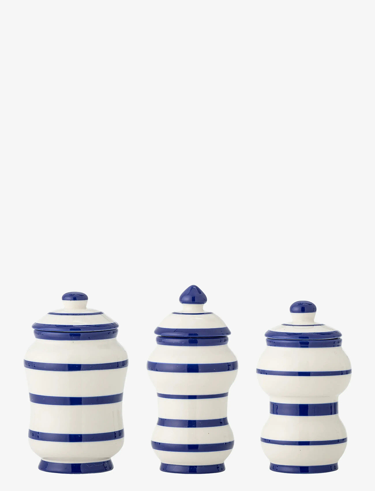 Bloomingville - Maynard Jar w/Lid - säilituspurgid - blue - 1