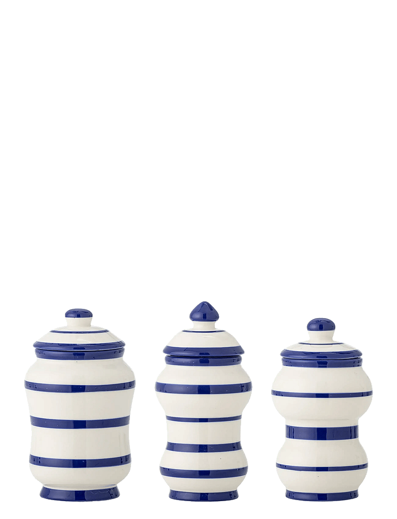 Bloomingville - Maynard Jar w/Lid - säilituspurgid - blue - 1