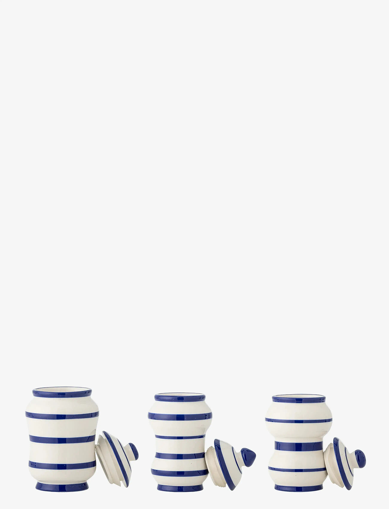 Bloomingville - Maynard Jar w/Lid - säilituspurgid - blue - 2