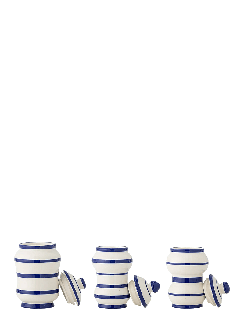 Bloomingville - Maynard Jar w/Lid - säilituspurgid - blue - 2
