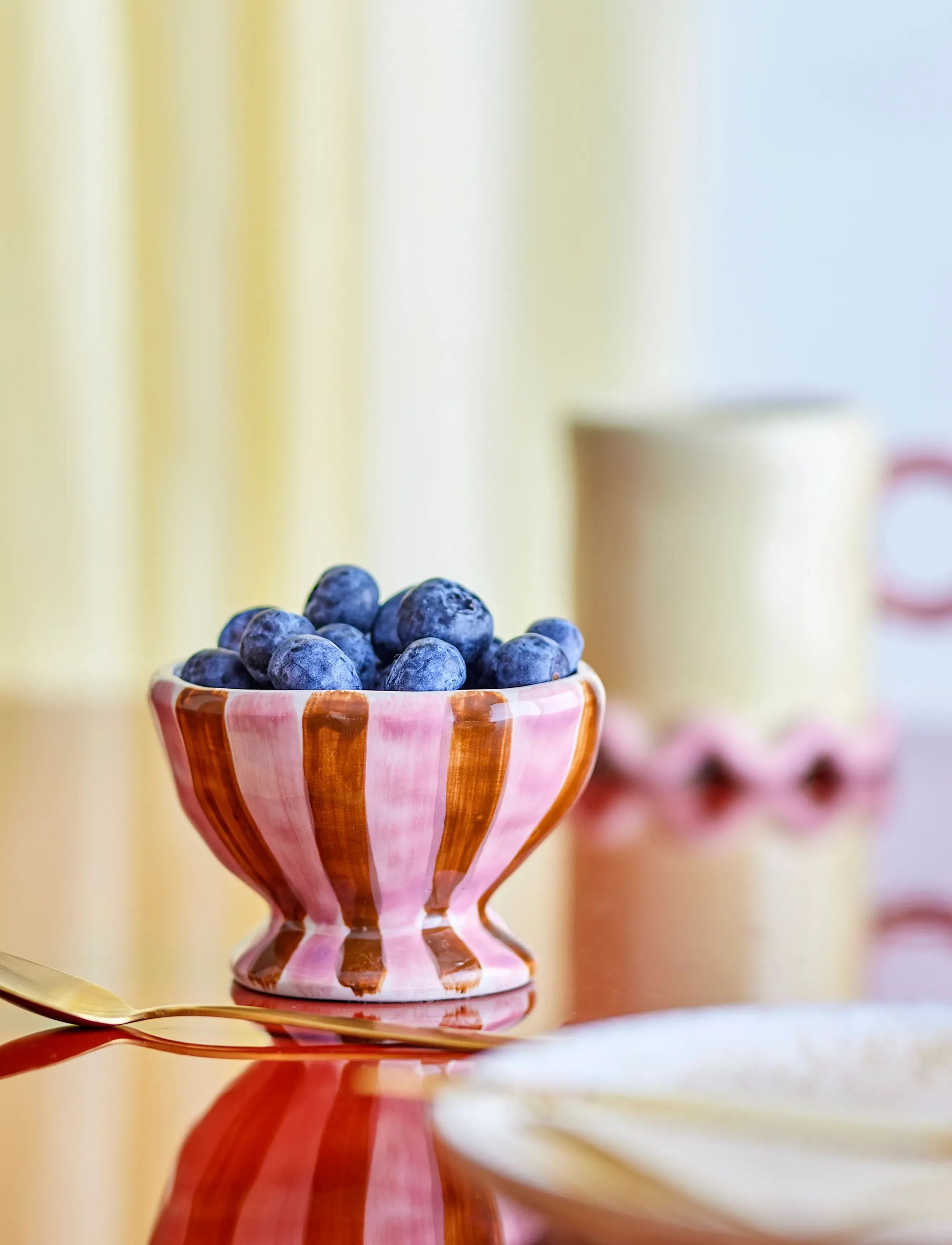 Bloomingville Nini Bowl, Ø 9 cm, Bowls, Rosa - Breakfast Homeware