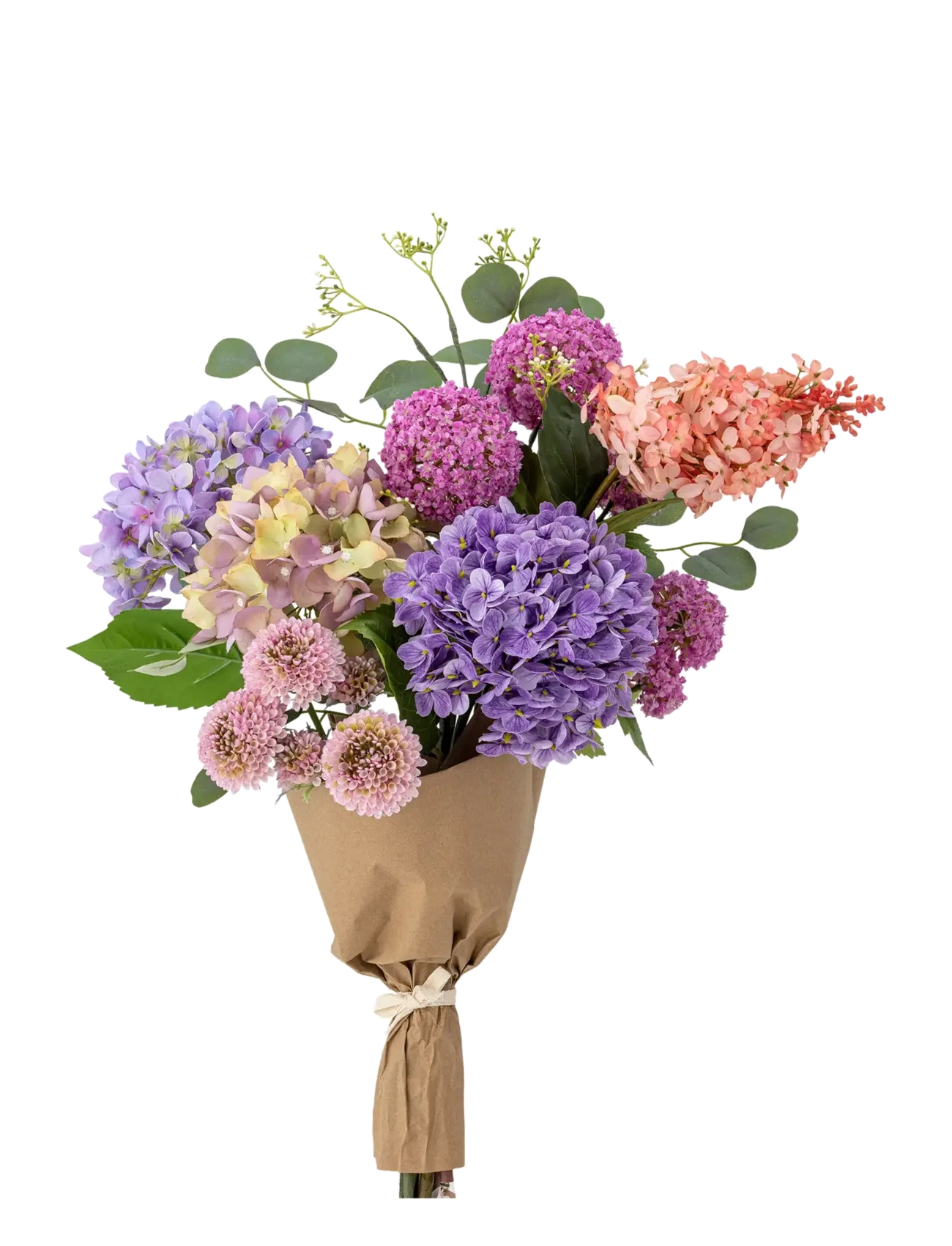 Bloomingville Edge Bouquet, Dried & Fake Flowers, Lila, Str: H80CM
