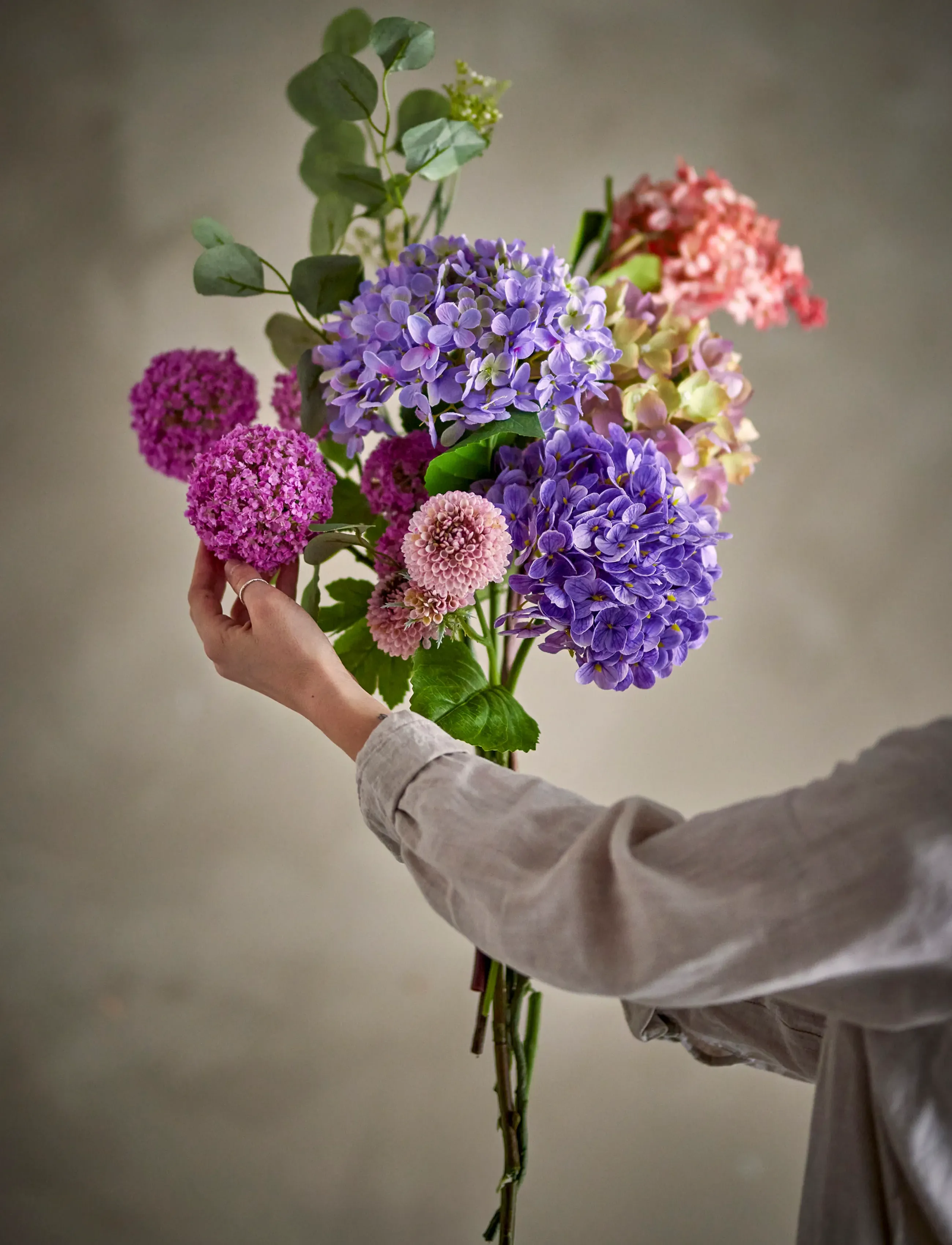 Bloomingville - Edge Bouquet - valentinsgaver - purple - 4