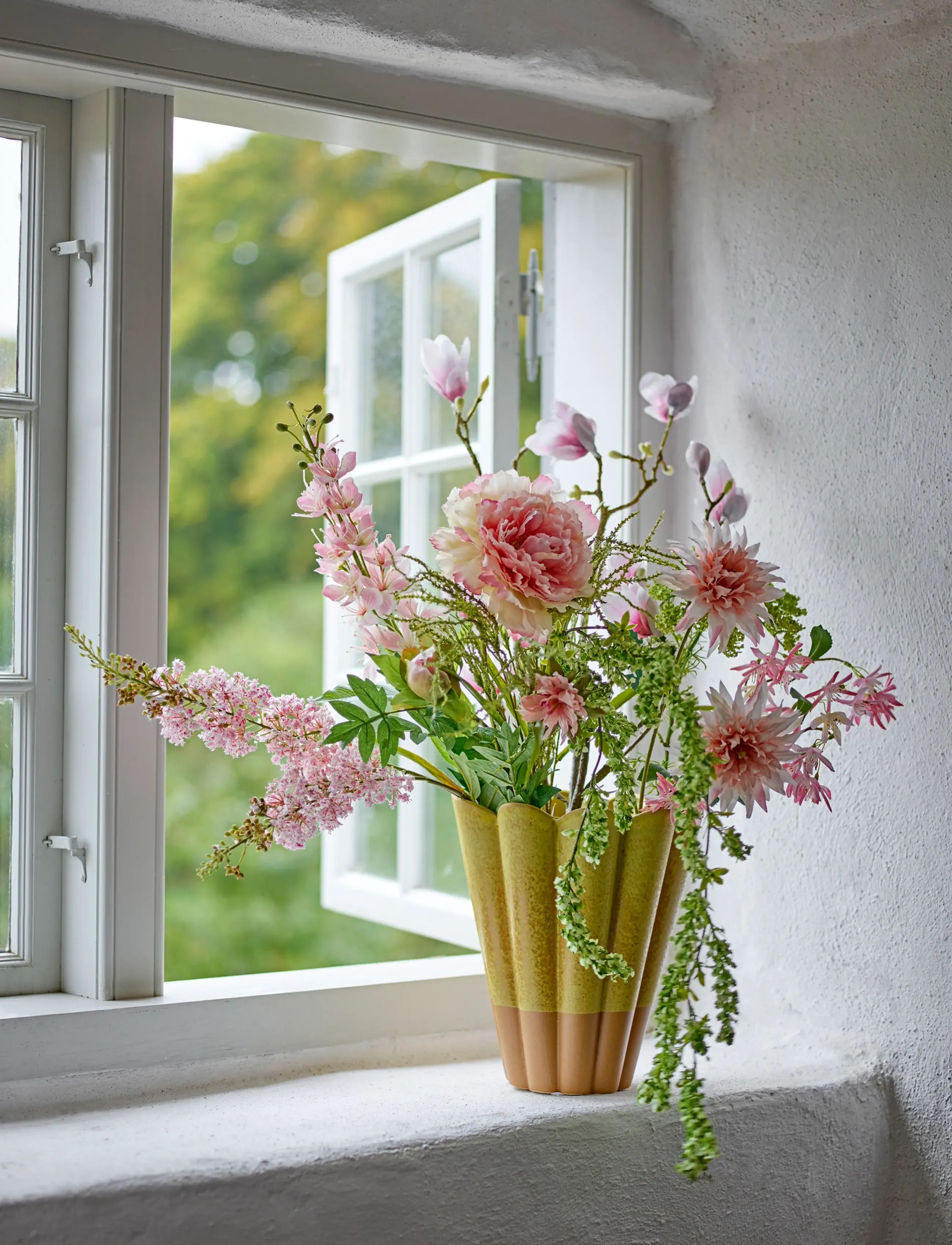 Bloomingville Breeze Bouquet, H138 cm, Decoration, Rosa - Dried & Fake Flowers, Homeware