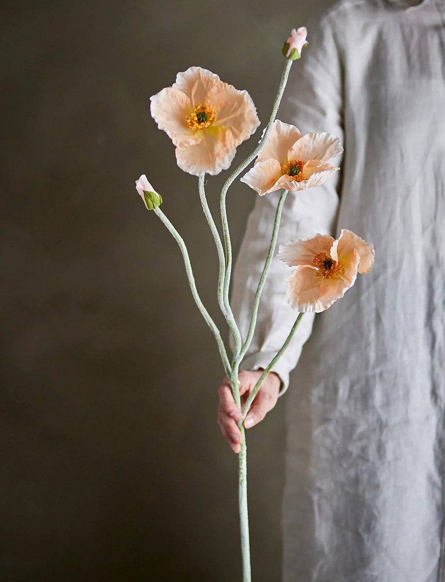 Bloomingville - Poppy Stem - madalaimad hinnad - cream - 1