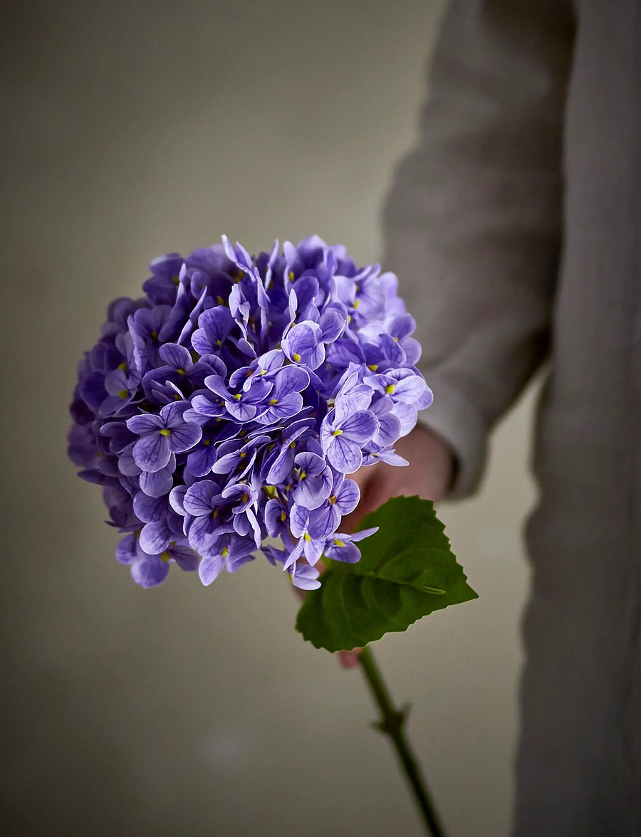 Bloomingville - Hydrangea Stem - die niedrigsten preise - purple - 1
