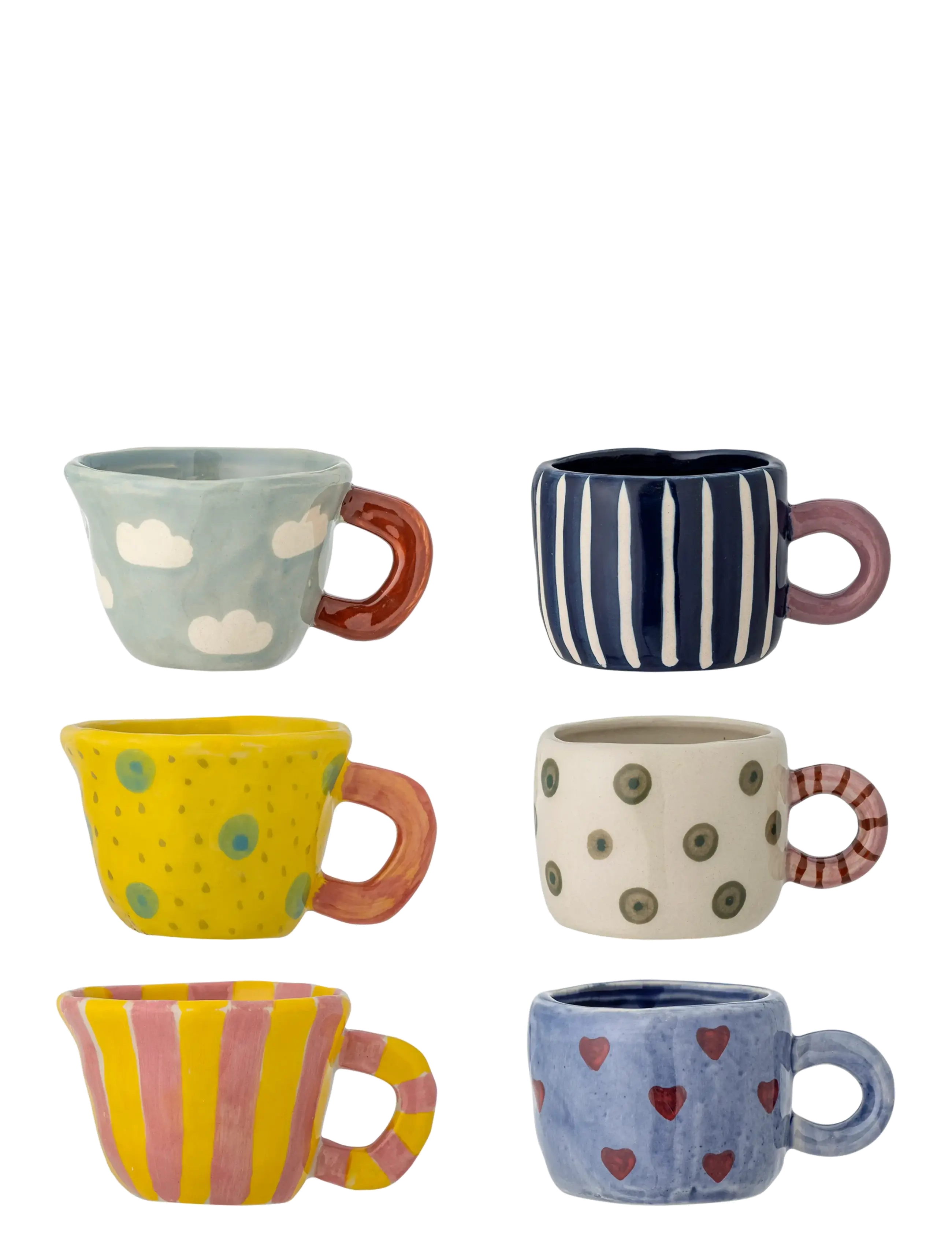 Bloomingville Nini Cup, Multipack - Krus & Kopper - MULTI-COLOURED / multi