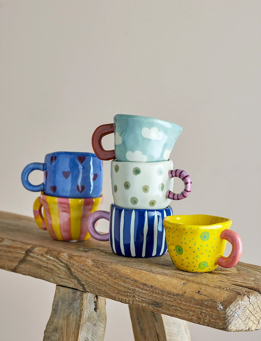 Bloomingville - Nini Cup, Multipack - espressotassid - multi-coloured - 0