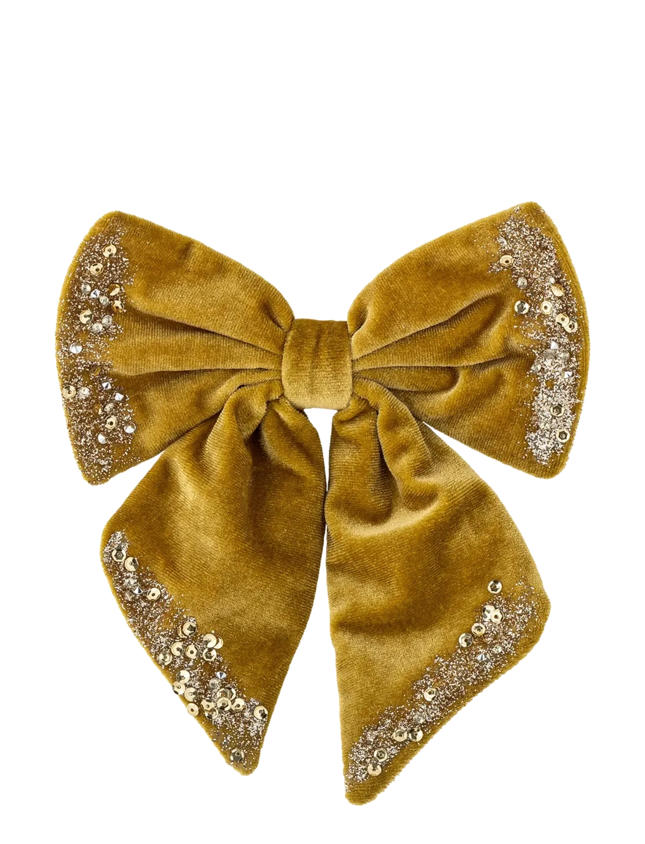 Bloomingville Ruby Deco Bow, Juletilbehør, Guld, Str: 18X16CM