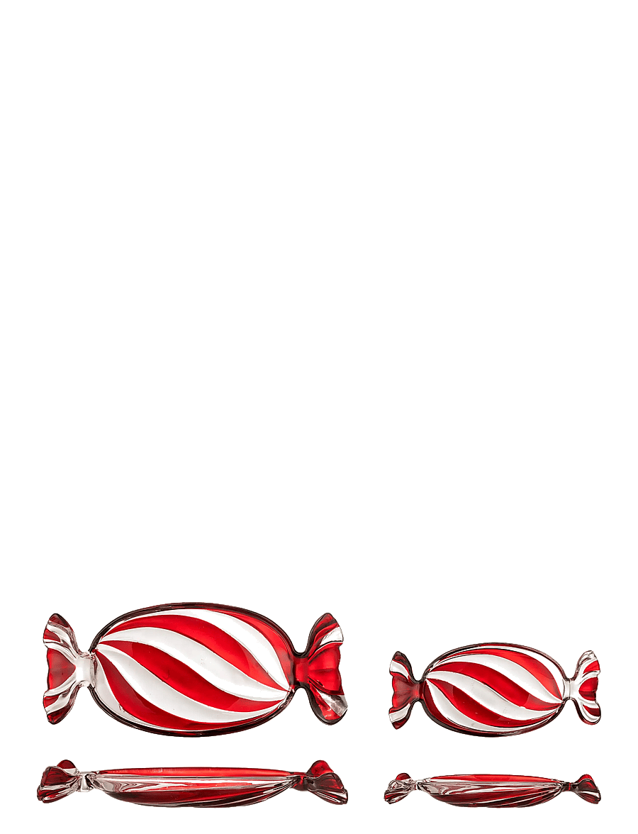 Bloomingville - Sweetie Serving Plate - vaagnad ja roogade serveerimisalused - red - 0