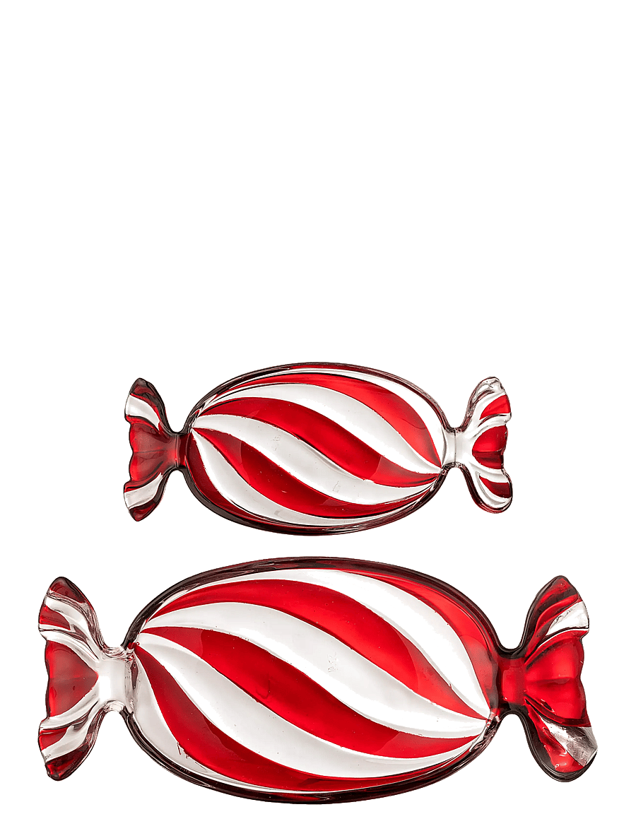 Bloomingville - Sweetie Serving Plate - vaagnad ja roogade serveerimisalused - red - 1