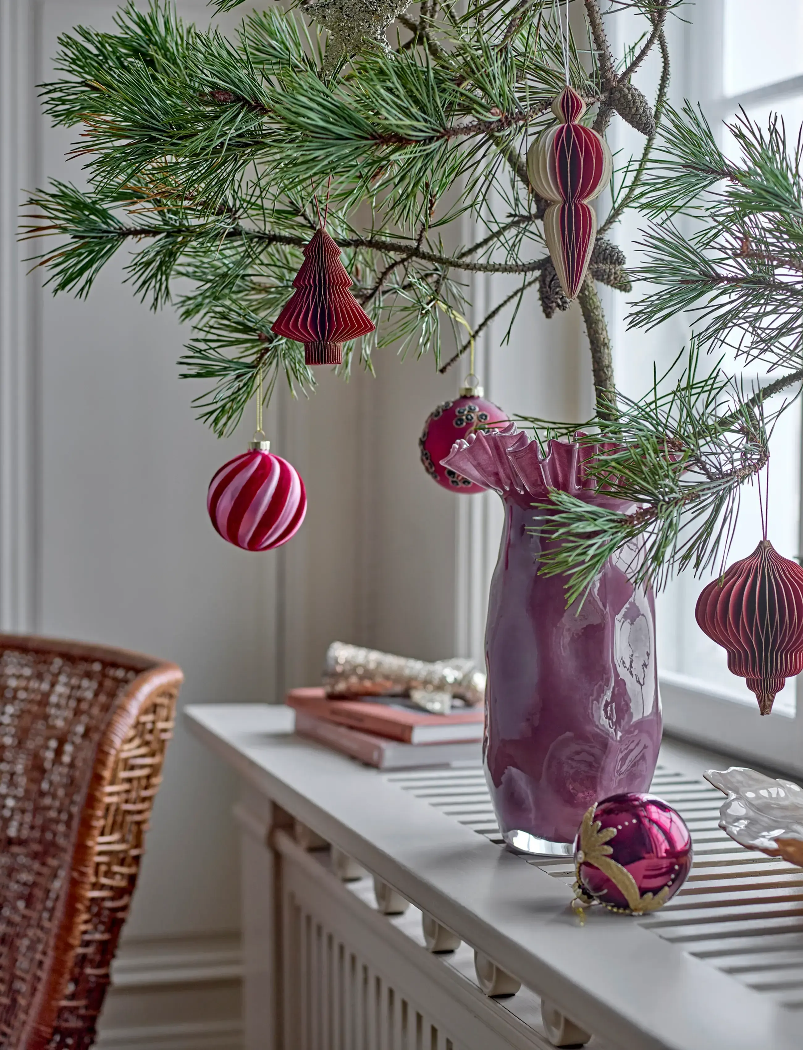 Bloomingville - Camia Ornament - red - 0