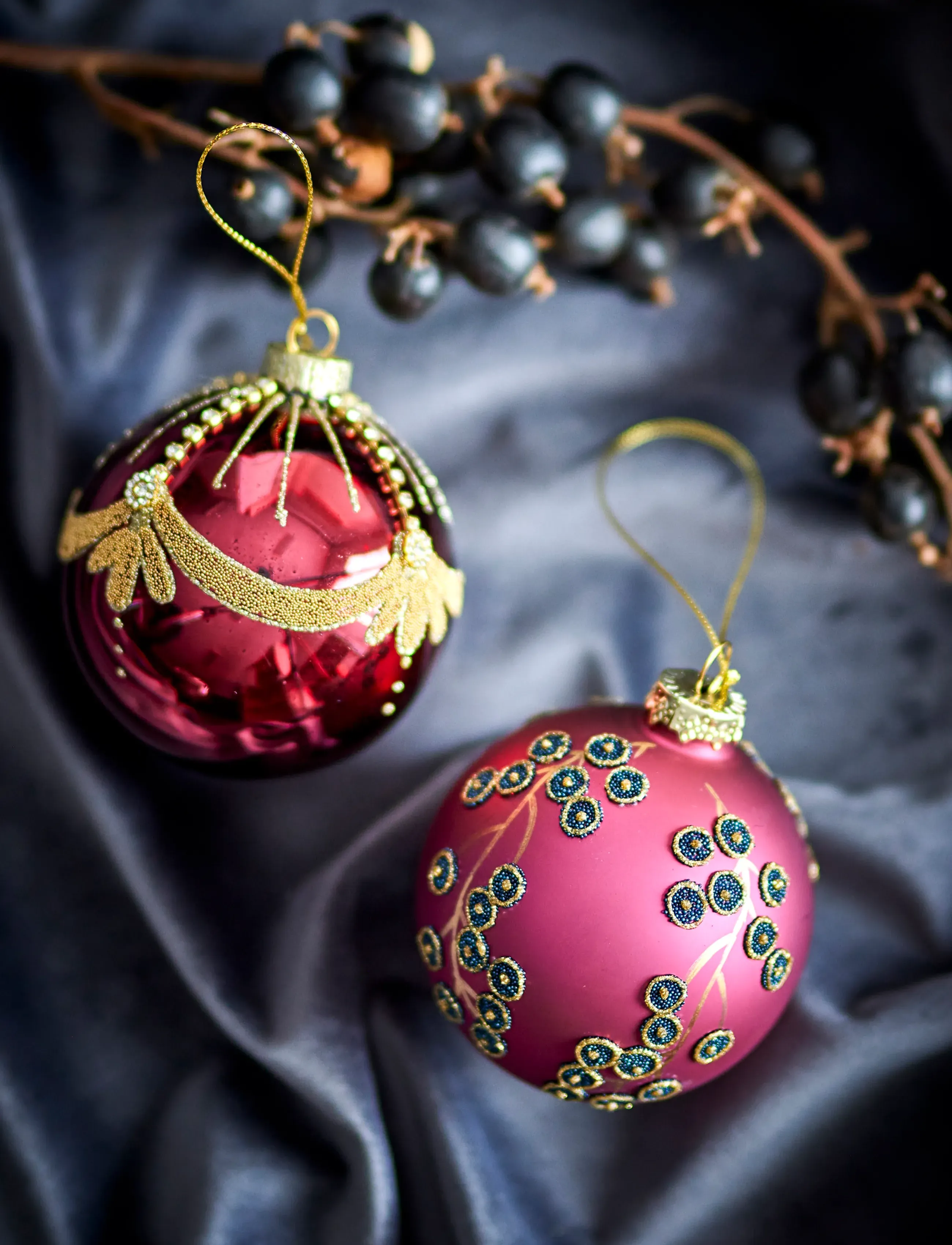 Bloomingville - Camia Ornament - red - 2