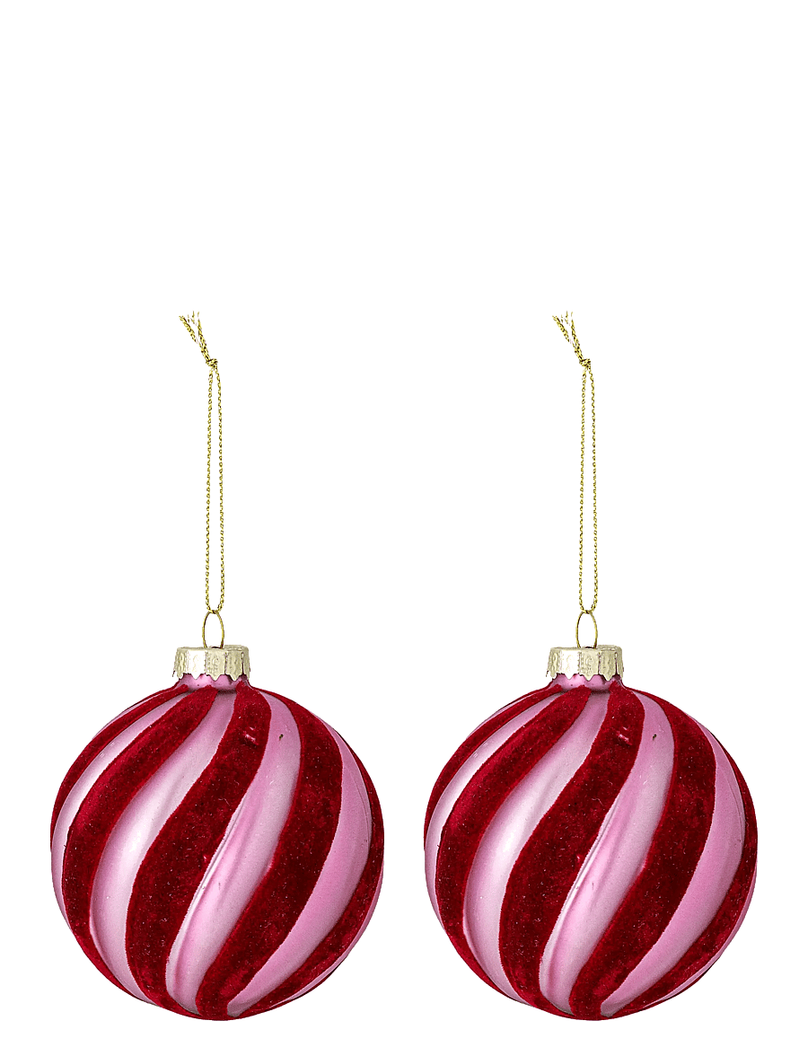 Bloomingville - Sayla Ornament - ziemassvētku konfekšu rotājumi - red - 1