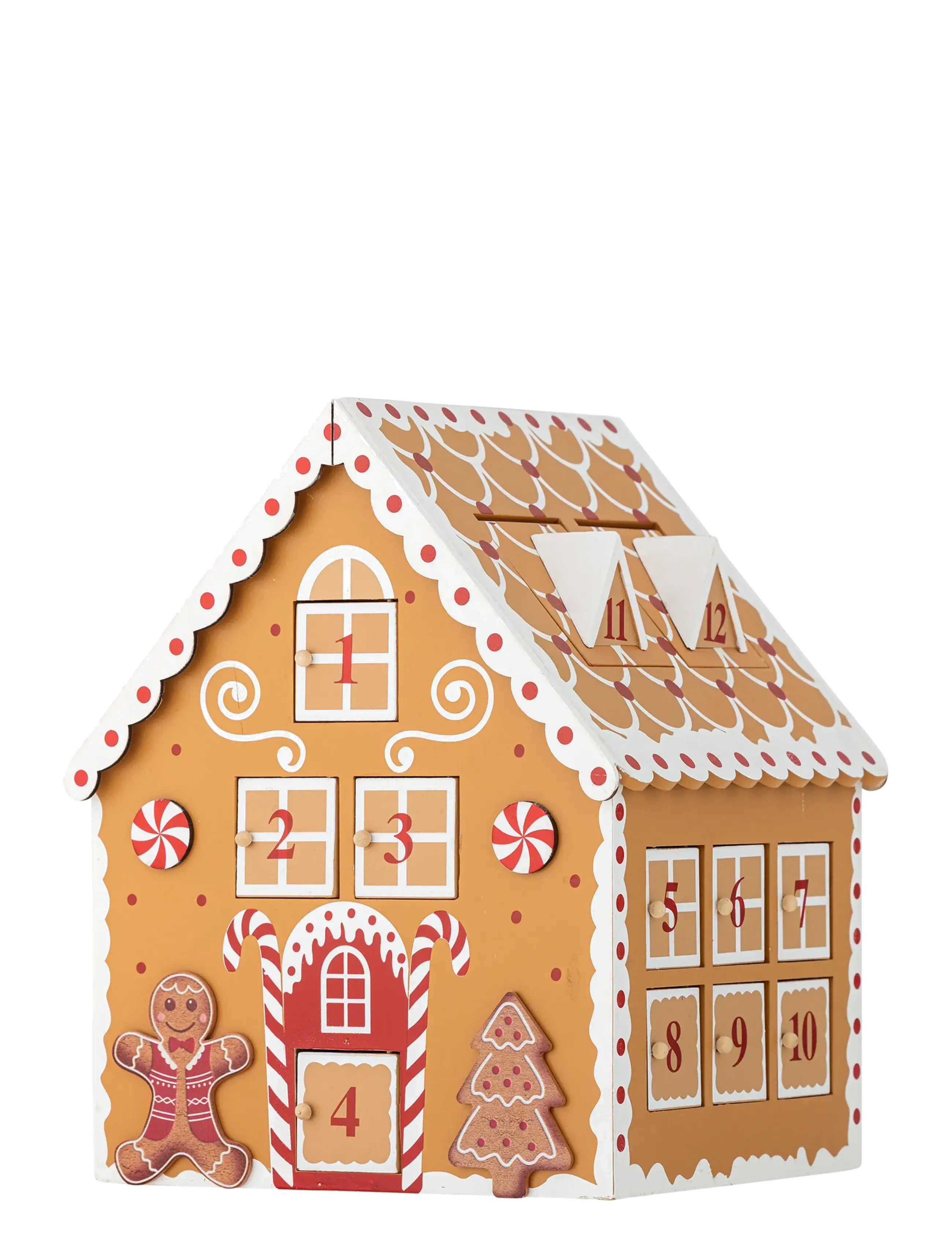 Bloomingville Ginnie Calendar - Christmas - BROWN / brown