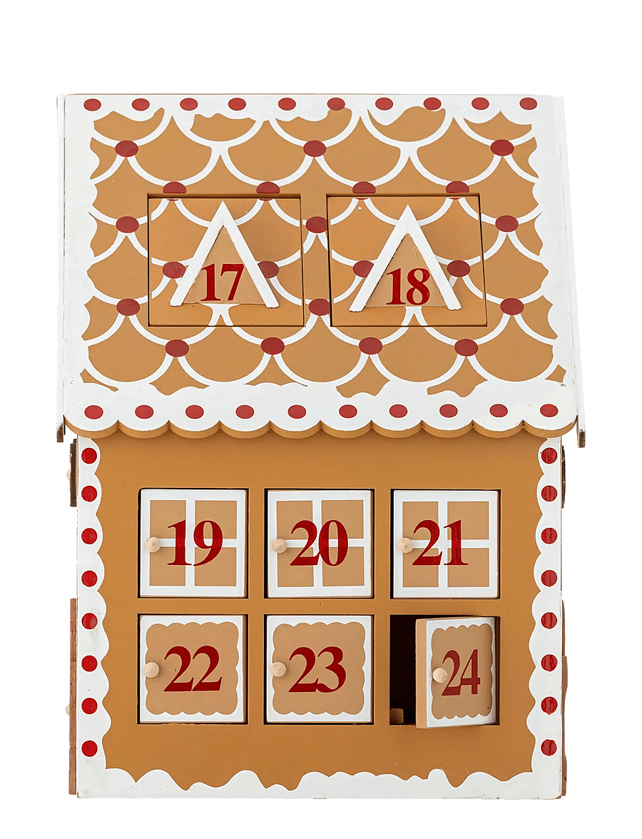 Bloomingville - Ginnie Calendar - weihnachtsdekoration - brown - 2