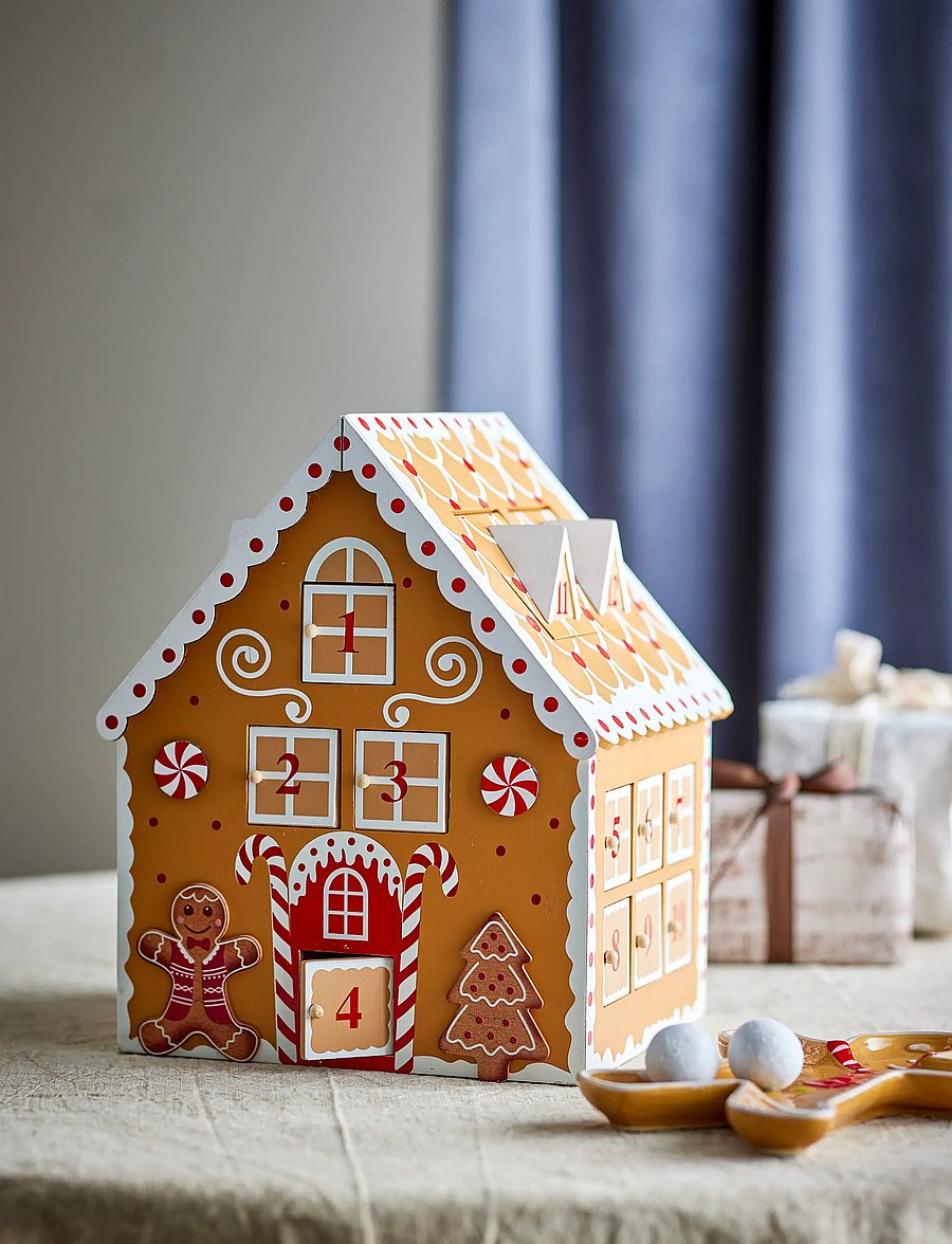 Bloomingville - Ginnie Calendar - weihnachtsdekoration - brown - 5