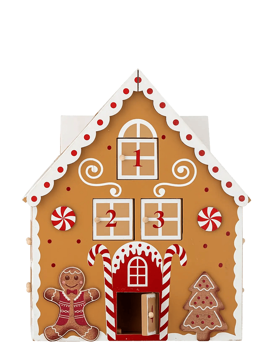 Bloomingville - Ginnie Calendar - weihnachtsdekoration - brown - 4
