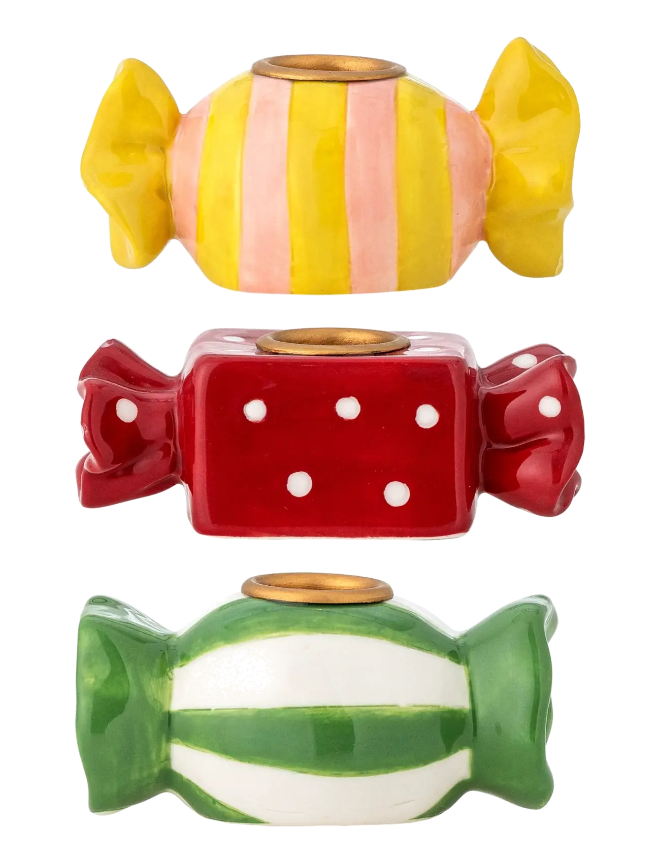 Bloomingville Leiano Candle Holder - Bloomingville - MULTI-COLOURED / multi