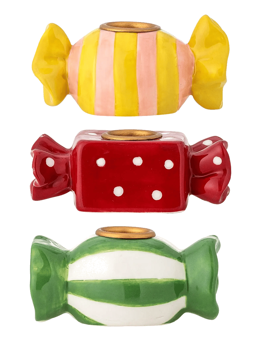 Bloomingville - Leiano Candle Holder - multi-coloured - 1