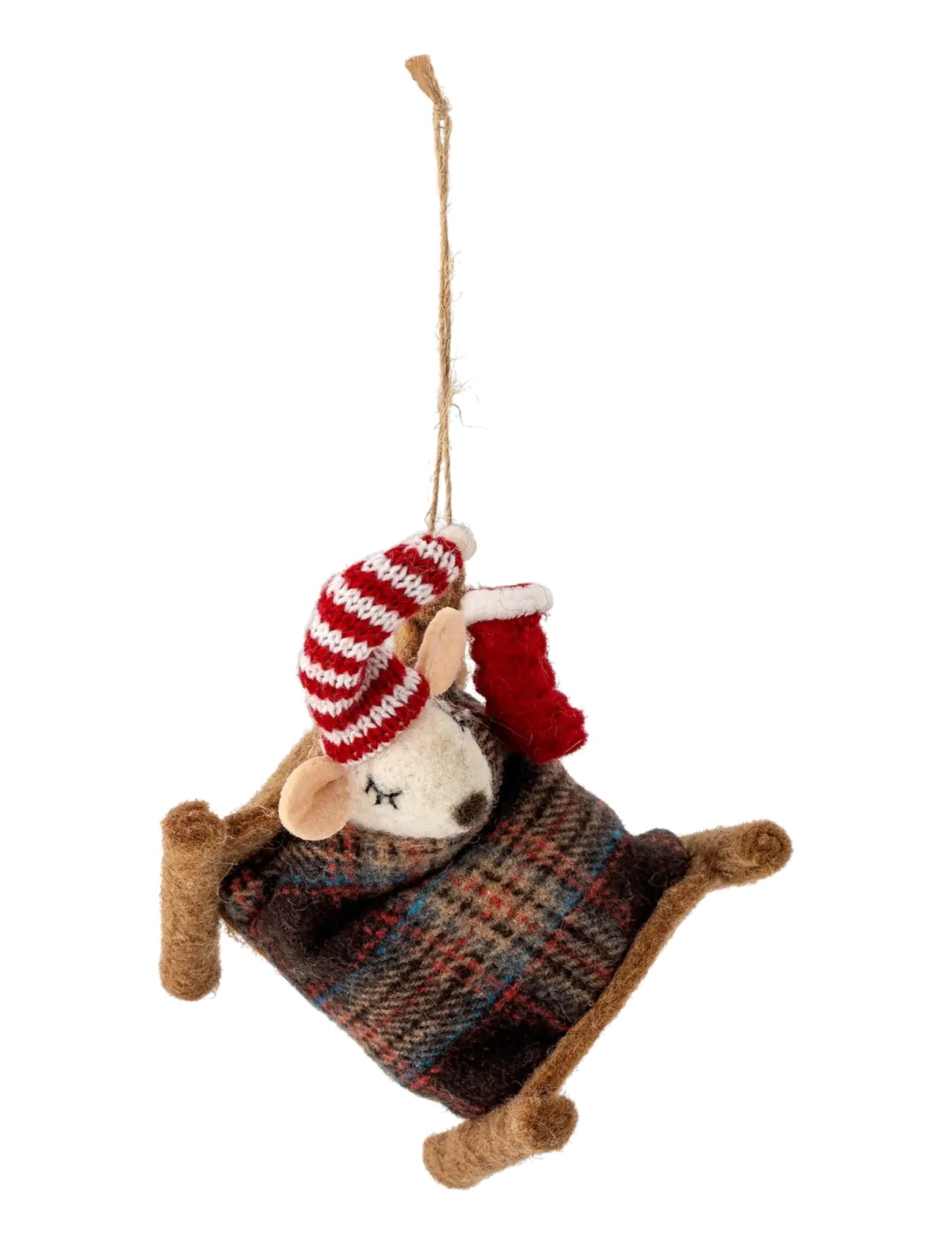 Bloomingville Peo Ornament - Julekugler - BROWN / brown