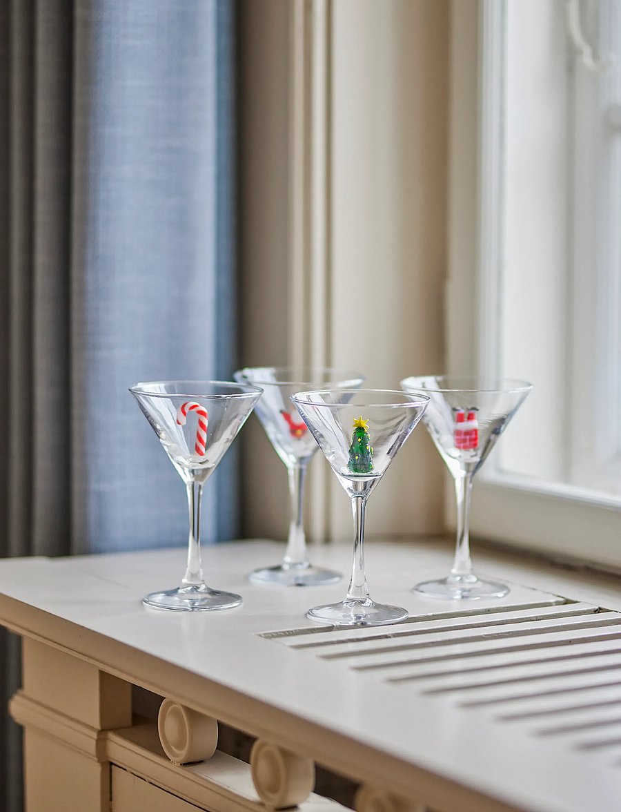 Bloomingville - Misa Cocktail Glass, Multipack - weihnachtsdekoration - clear - 5