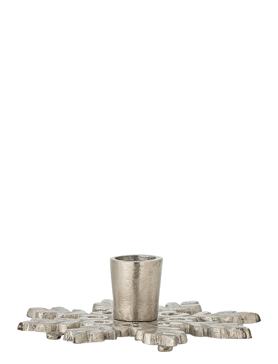 Bloomingville - Kashi Candle Holder - weihnachtsdekoration - silver - 3
