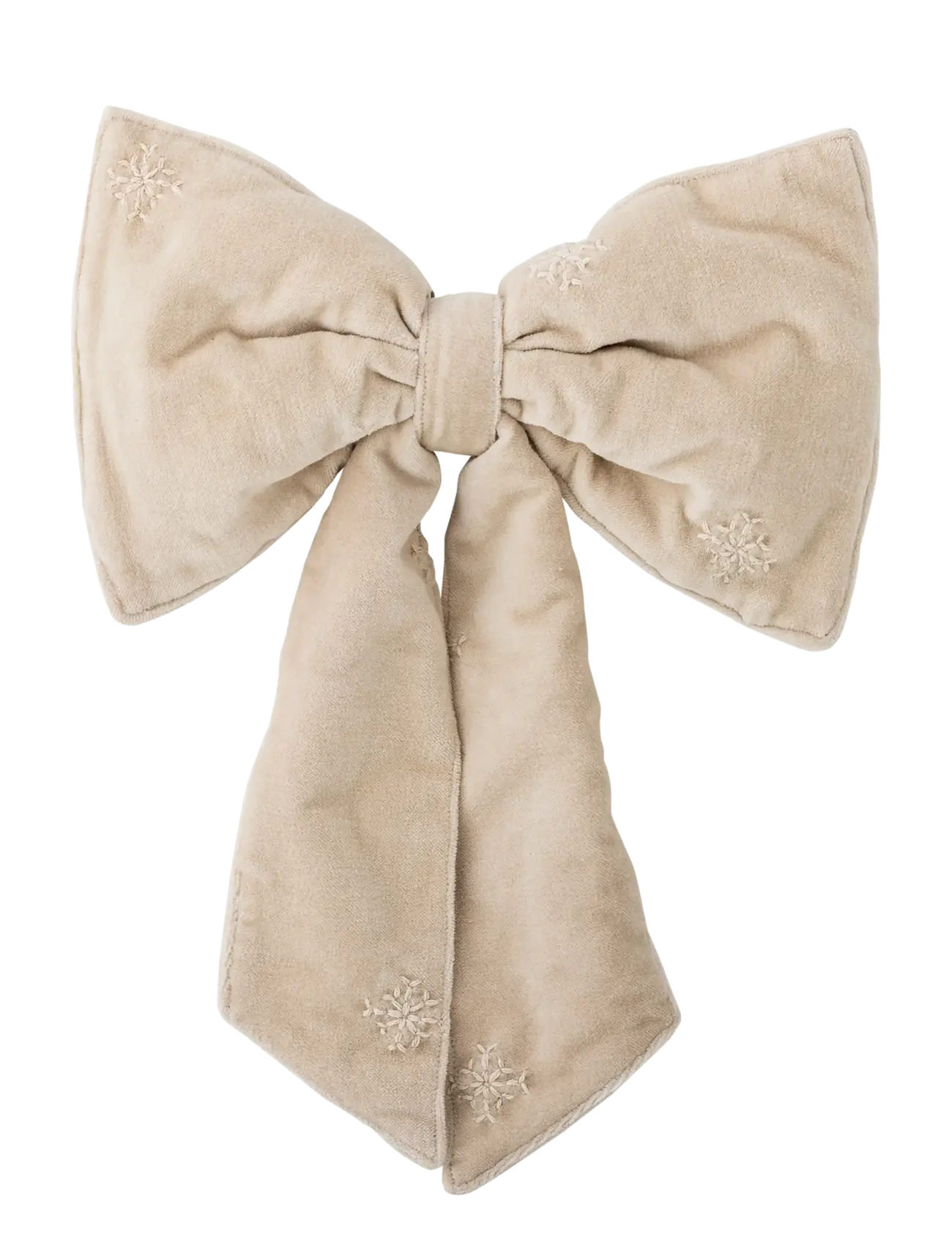 Bloomingville Ruby Deco Bow - Christmas gifts - BEIGE / beige
